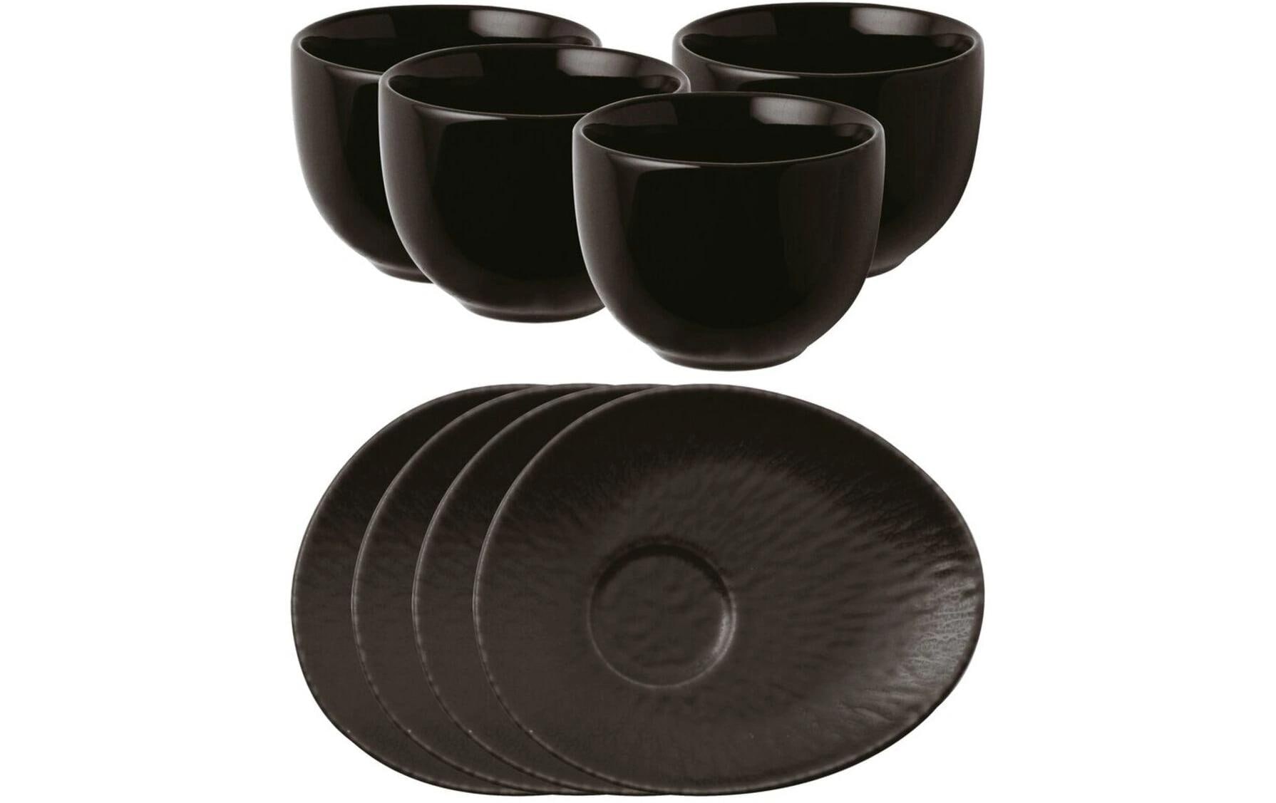 Image of Arthur Krupp Kaffeeservice "M/Teller Onyx 4 Stück"