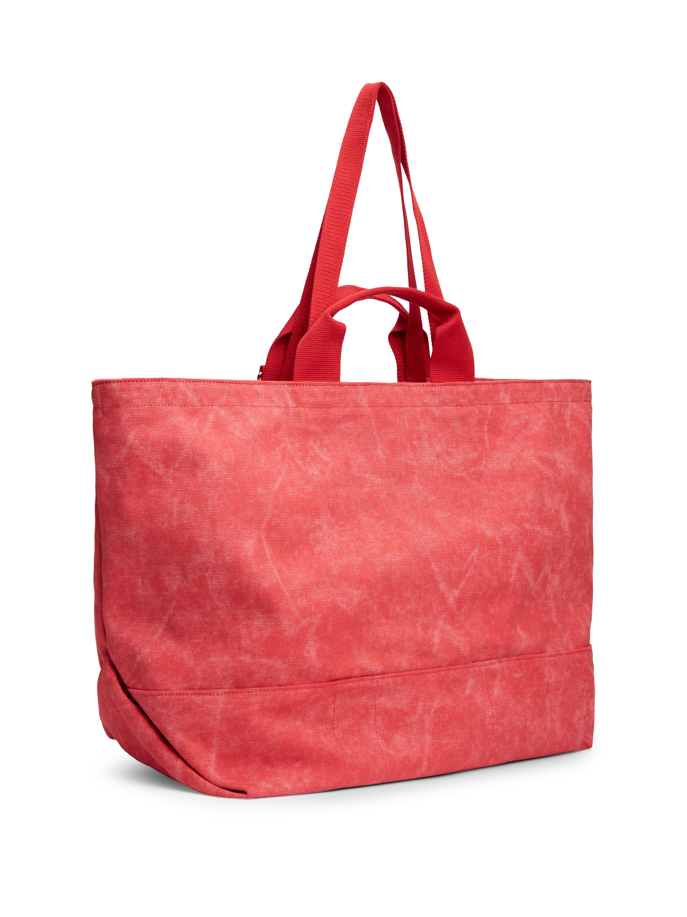Tommy Jeans Sac de transport »TJW WAVE FLAG MED TOTE« sac unisexe, sac bandoulière, shopper, sac à main aspect usé
