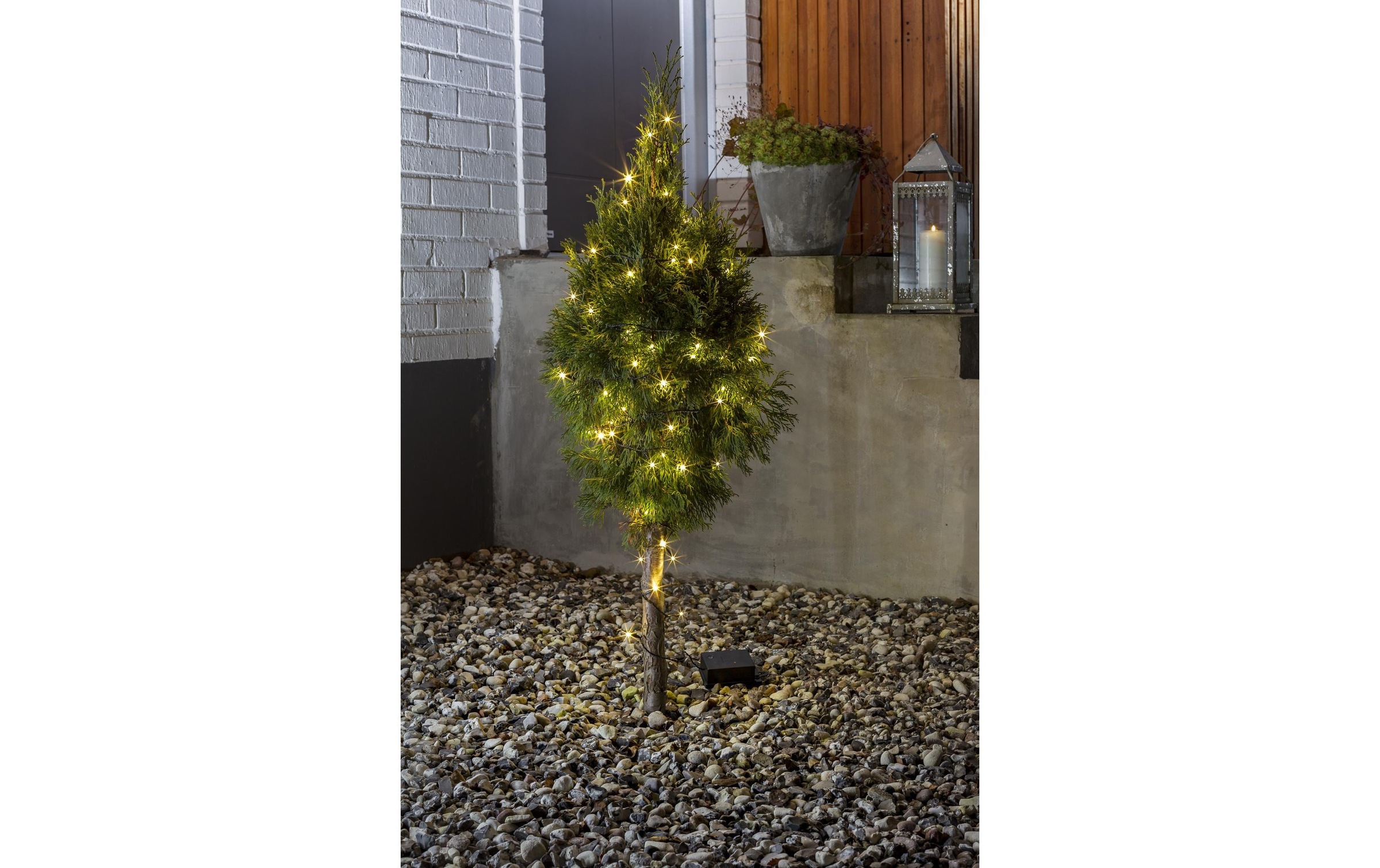 KONSTSMIDE LED-Lichterkette »LK Batterie 80 LED 45176 m Outdoor«, 80 St.-flammig