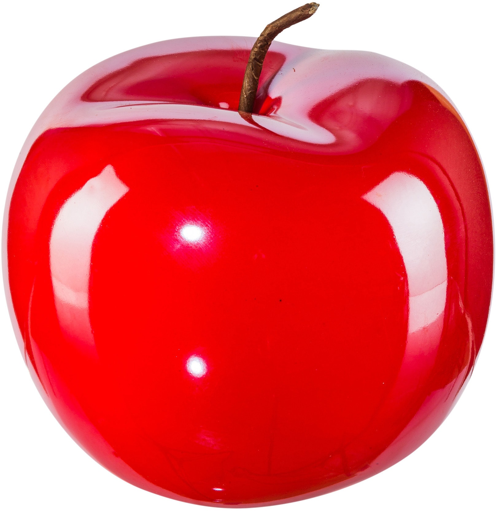 Image of Creativ deco Dekofigur "Weihnachtsdeko rot" hochglänzende Oberfläche