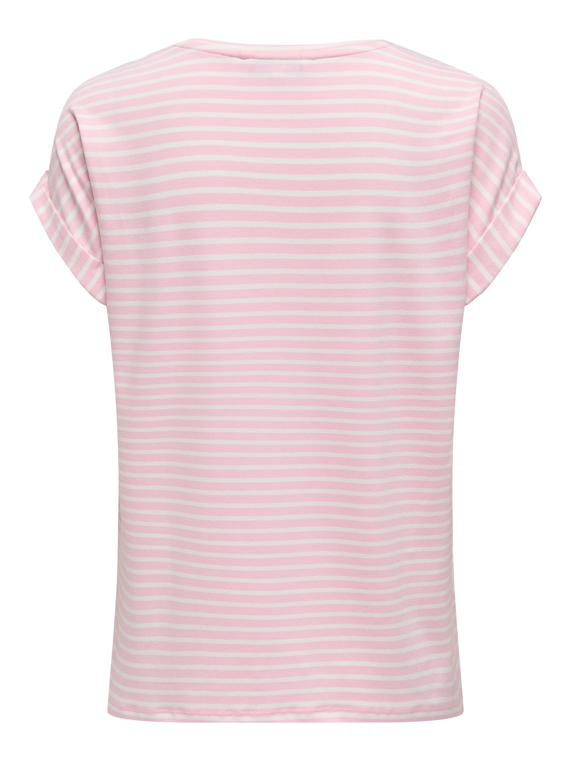 ONLY T-shirt à manches courtes »ONLMOSTER STRIPE S/S O-NECK TOP JRS NOOS« gestreift, lässig geschnitten, Jersey, Rundhals, Viskosemischung