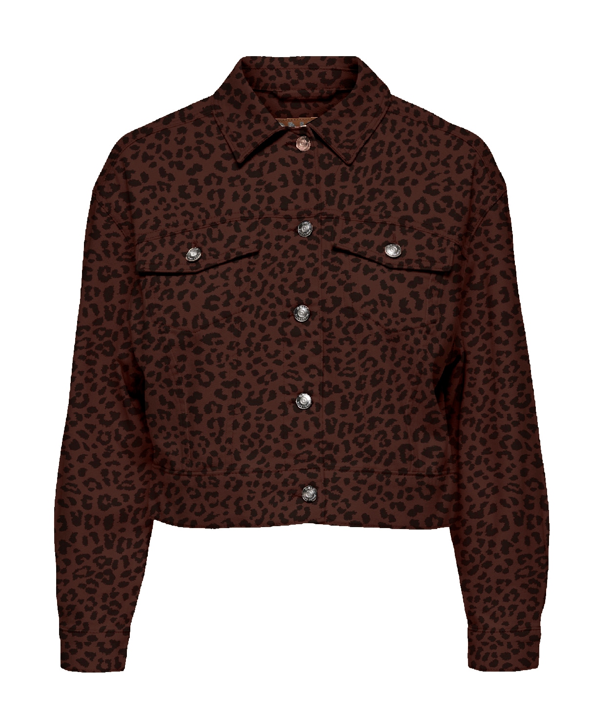 ONLY Jeansjacke »ONLANLIE-ANIMAL L/S JACKET CC PNT«, ohne Kapuze