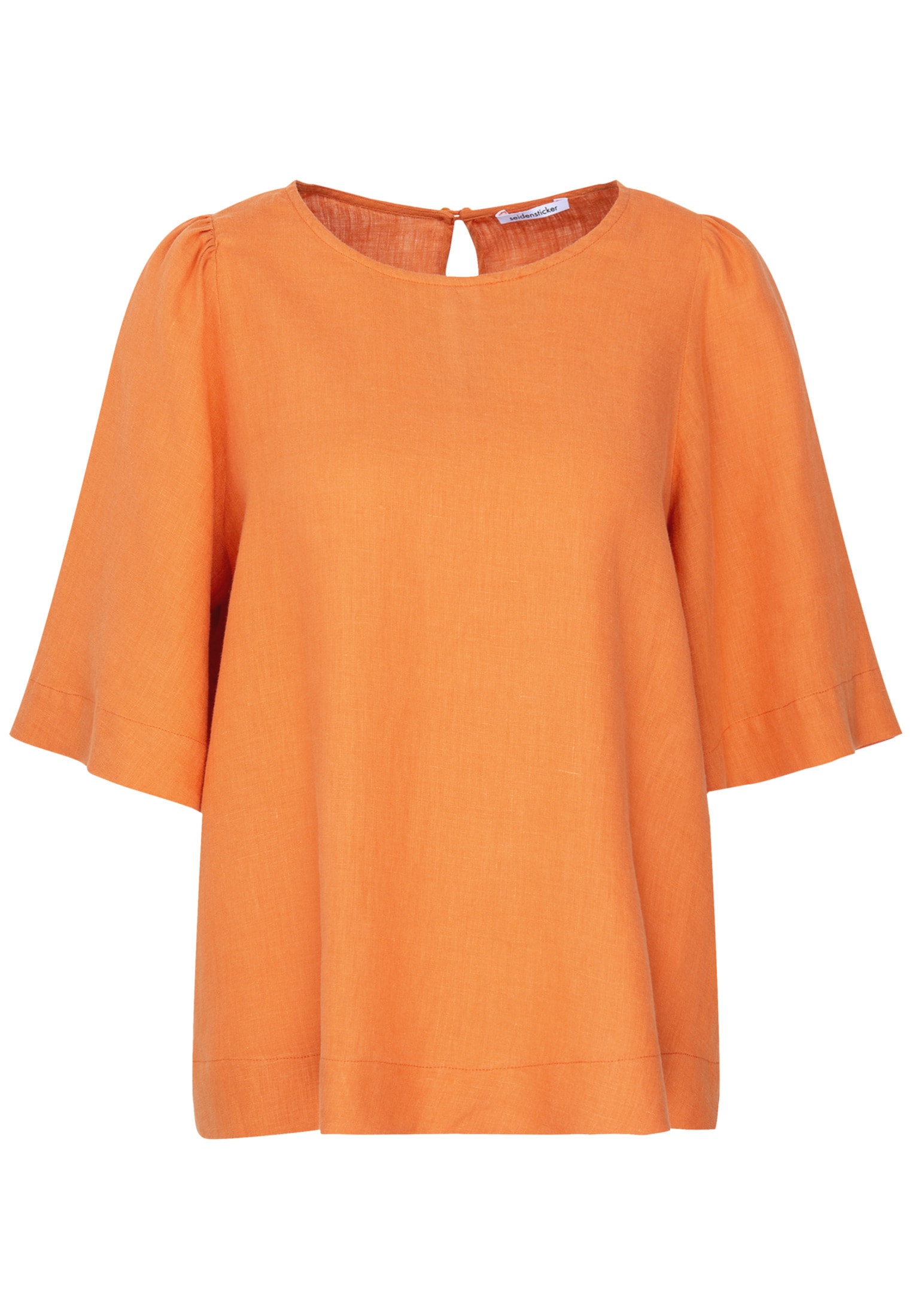 seidensticker Shirtbluse »Schwarze Rose« Kurzarm Rundhals Uni