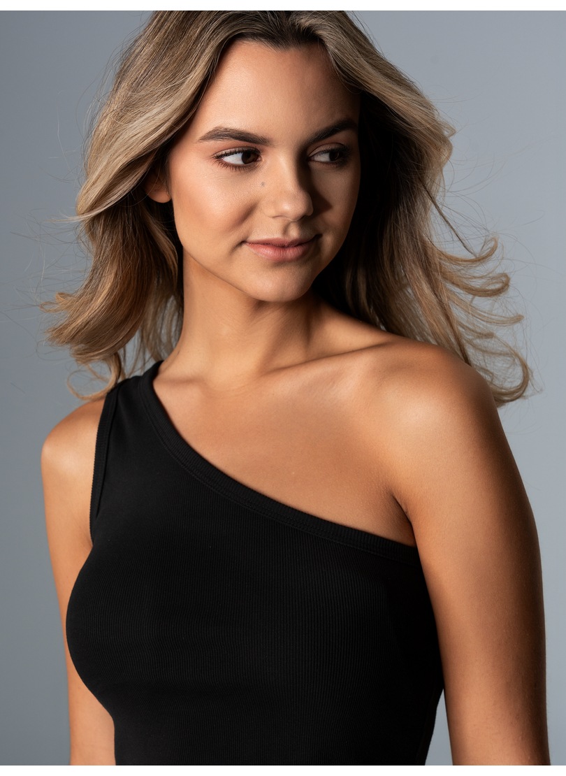 Trigema T-Shirt »TRIGEMA Modisches One-Shoulder-Top«, (1 tlg.)