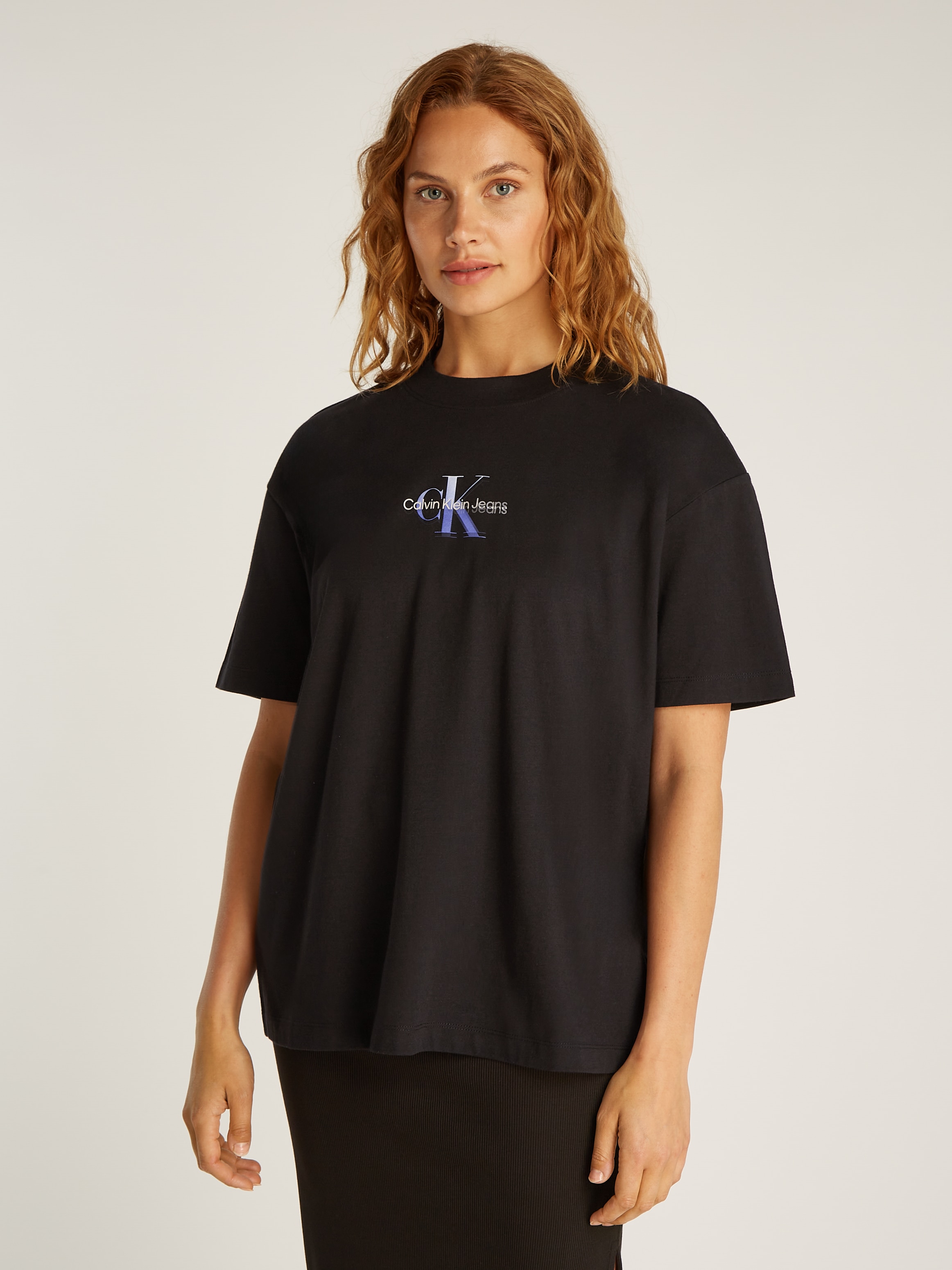 Calvin Klein Jeans T-Shirt »GRADIENT MONOLOGO BF TEE«, mit Logo