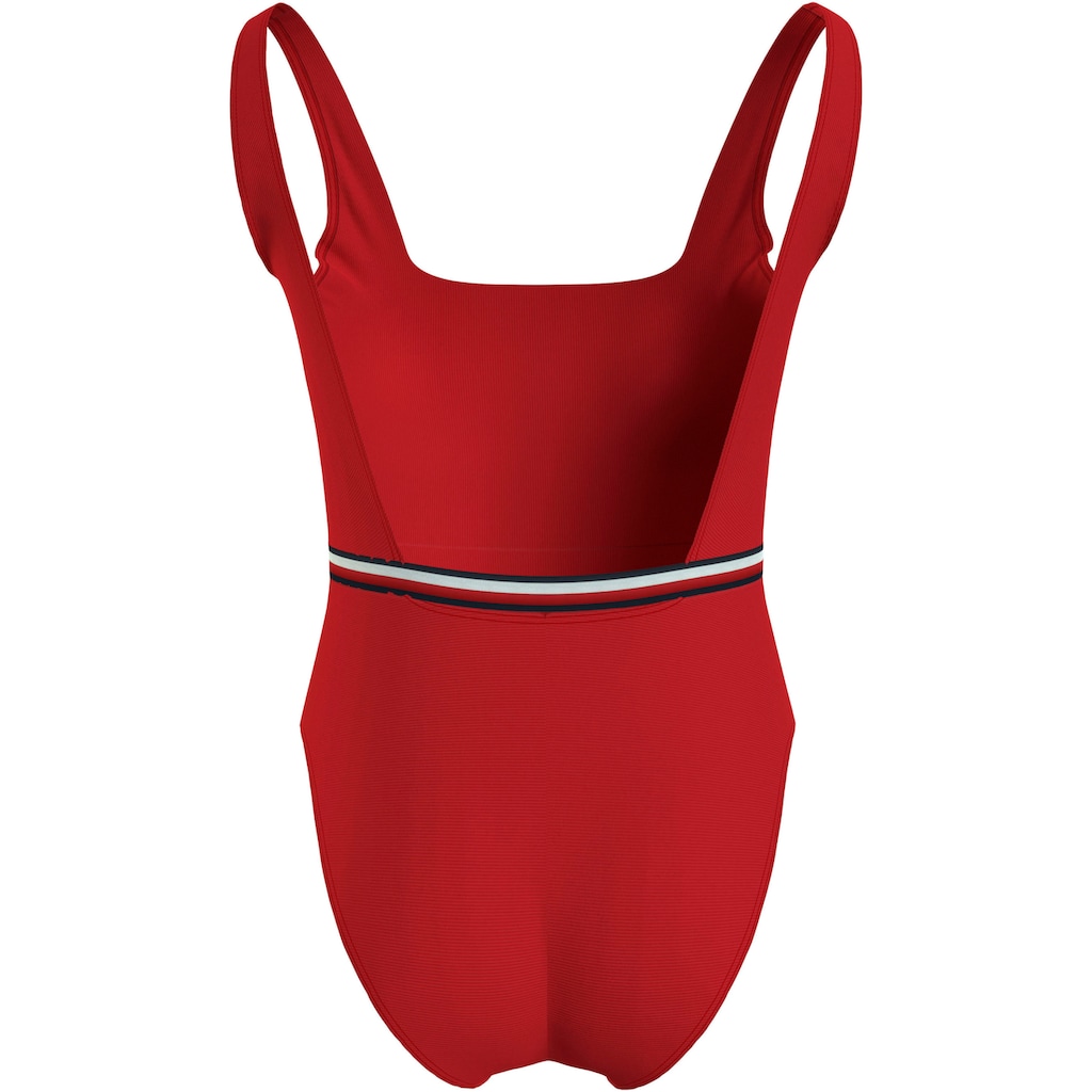Tommy Hilfiger Swimwear Badeanzug »SQUARE NECK ONE PIECE«, mit Logo-Stretchband