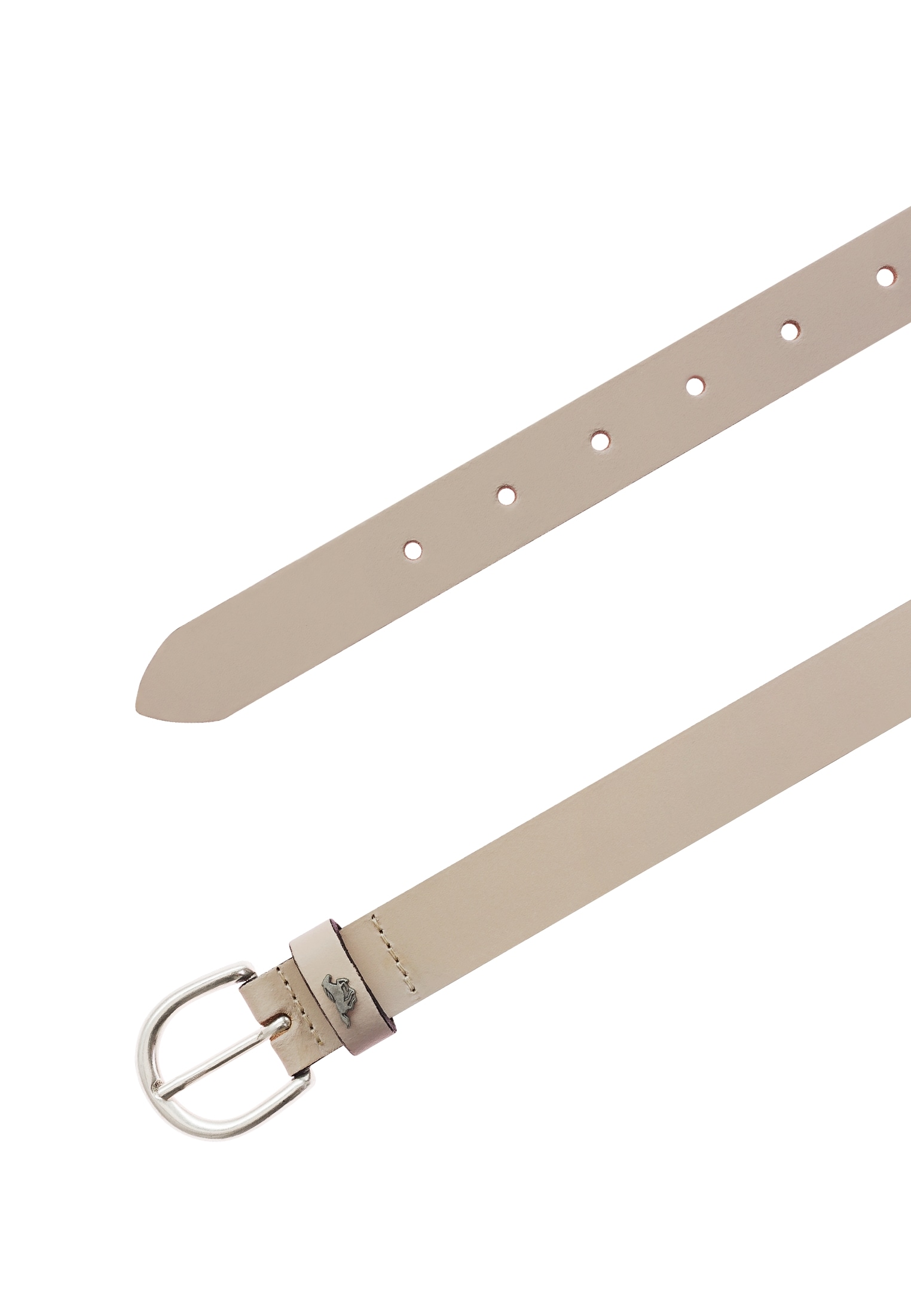 MUSTANG Ceinture en cuir »"Harper"« forme étroite, 2,5 cm de large, en cuir de vache, avec boucle ovale