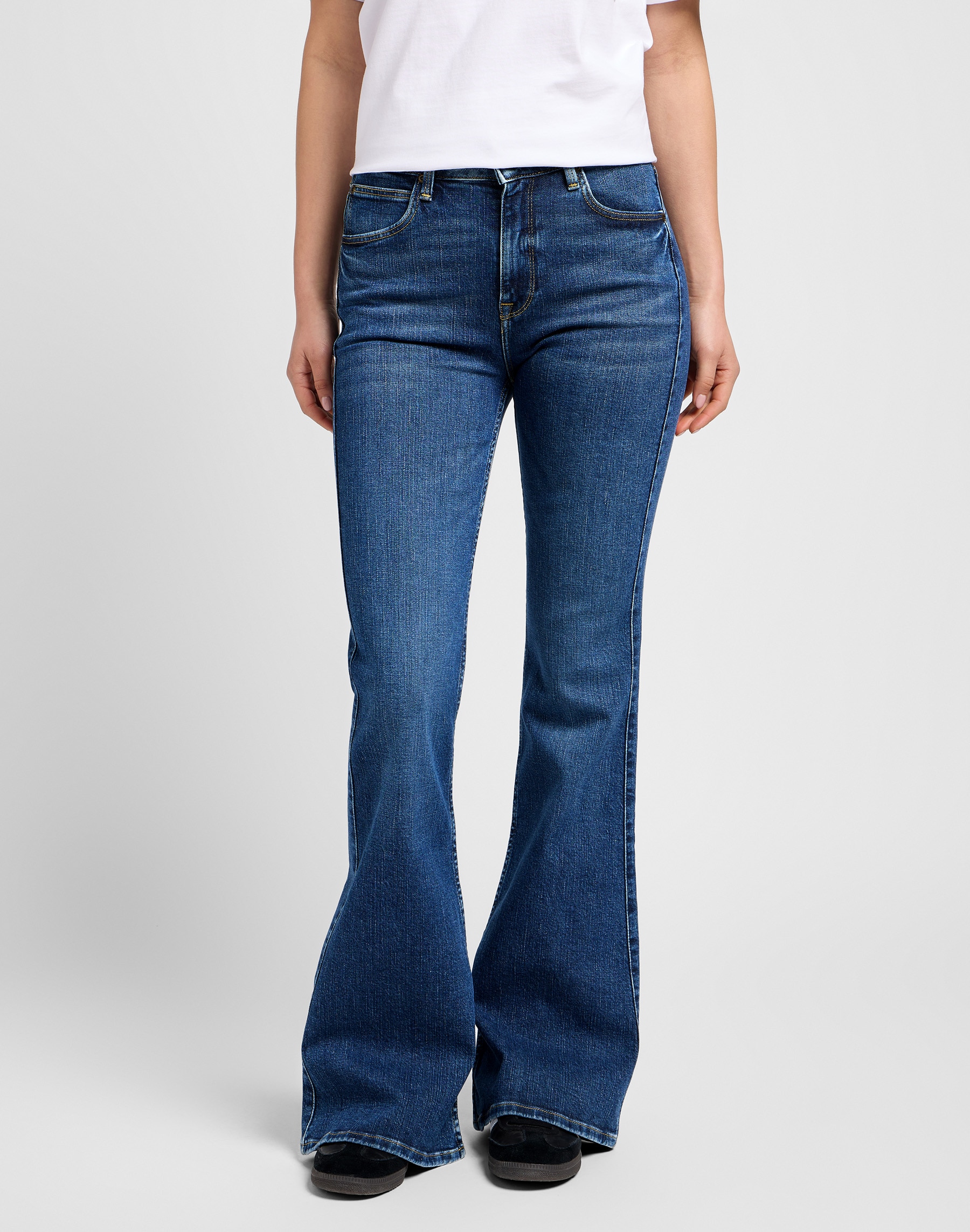 Image of Lee Skinny-fit-Jeans "BREESE" im Five-Pocket Style