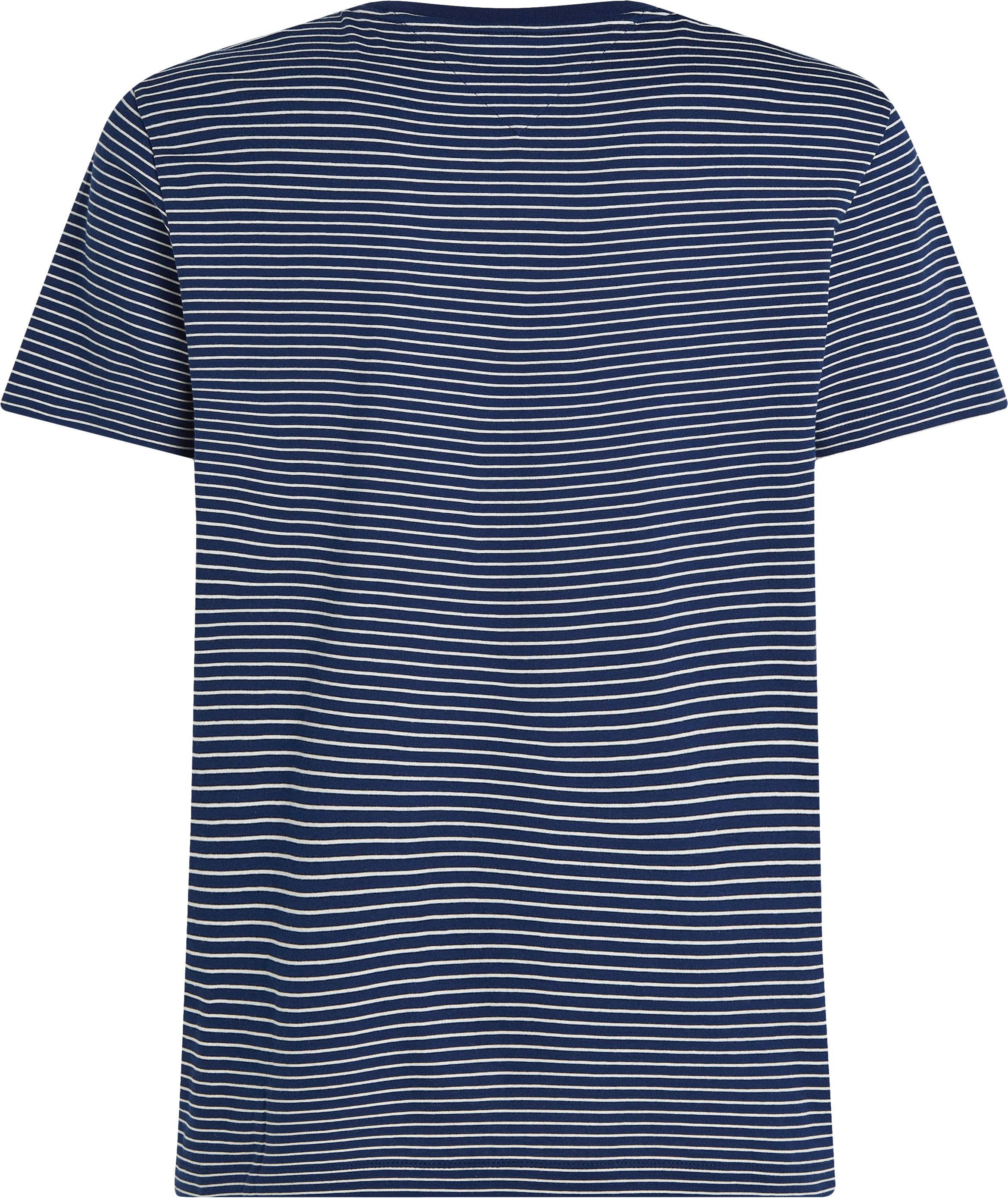 Tommy Hilfiger T-Shirt »ESSENTIAL REG FIT SOLID TEE mit Stickerei und Rundhals«, unifarben, casual, regular fit, Baumwolle, Rundhals