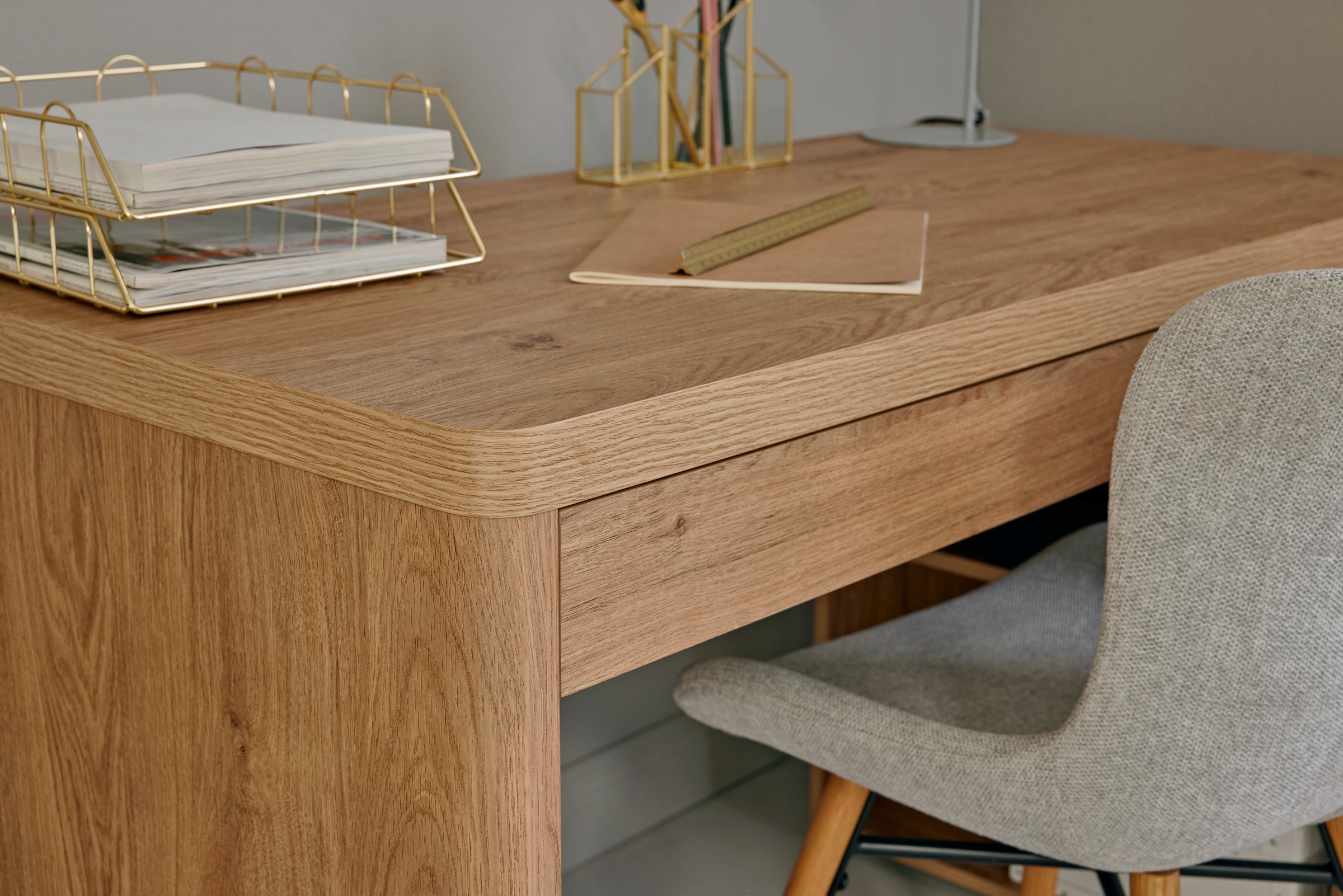 Jahnke Bureau d'angle »LIBRE C 155 E« 1 cuis tlg. montage réversible, largeur env. 140 cm