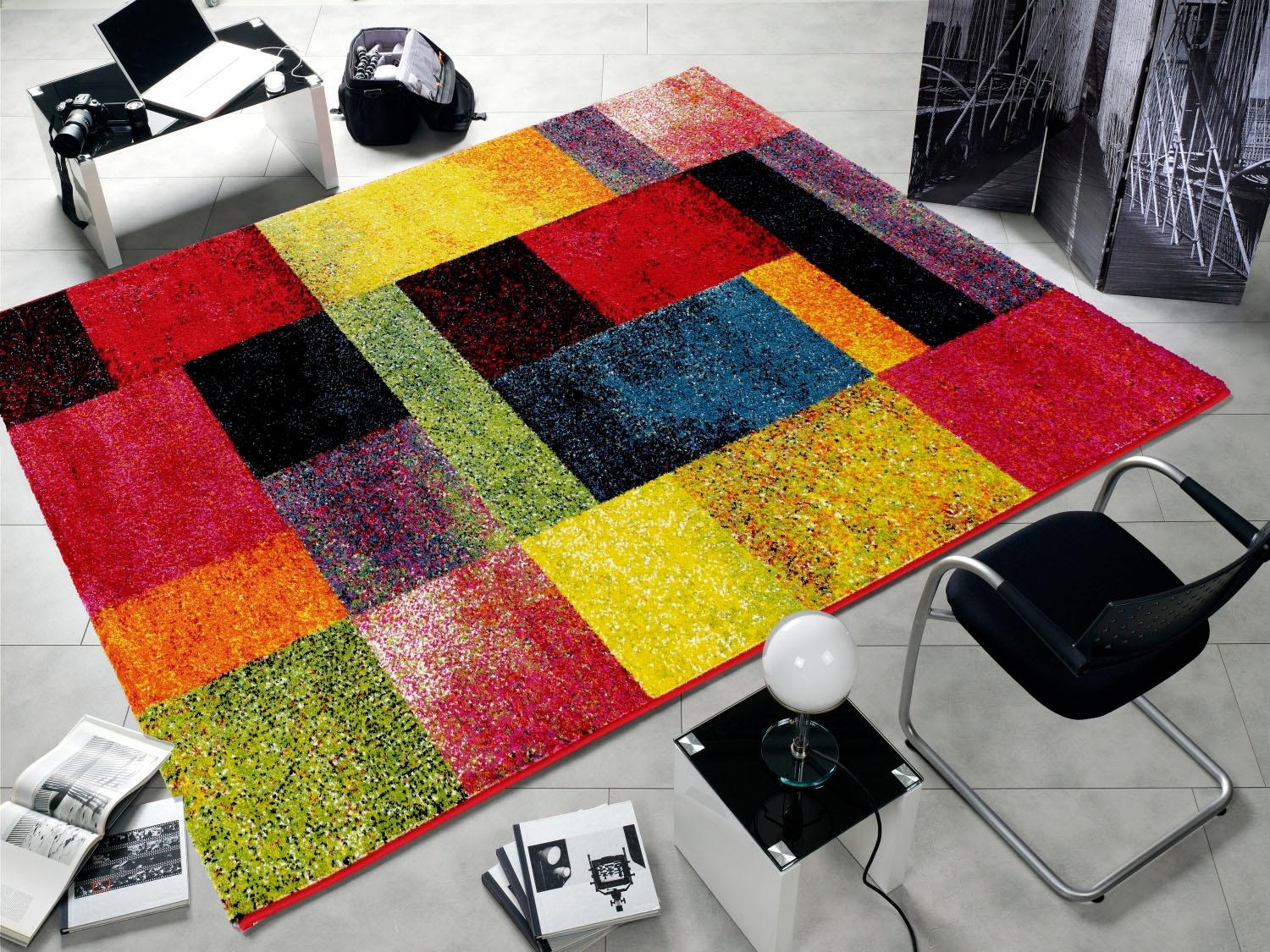 OCI DIE TEPPICHMARKE Teppich »Happiness Shimmer«, rechteckig, 20 mm Höhe, Wohnzimmer