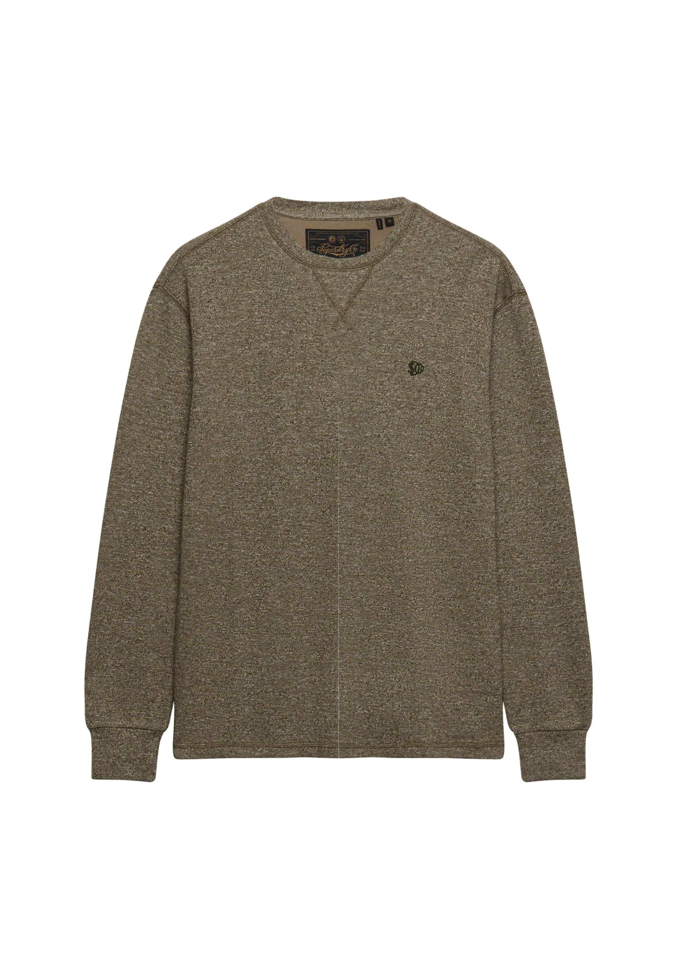 Superdry T-shirt à manches longues »CLASSIC SLUB WAFFLE TOP« en coton, coupe décontractée, avec encolure ronde