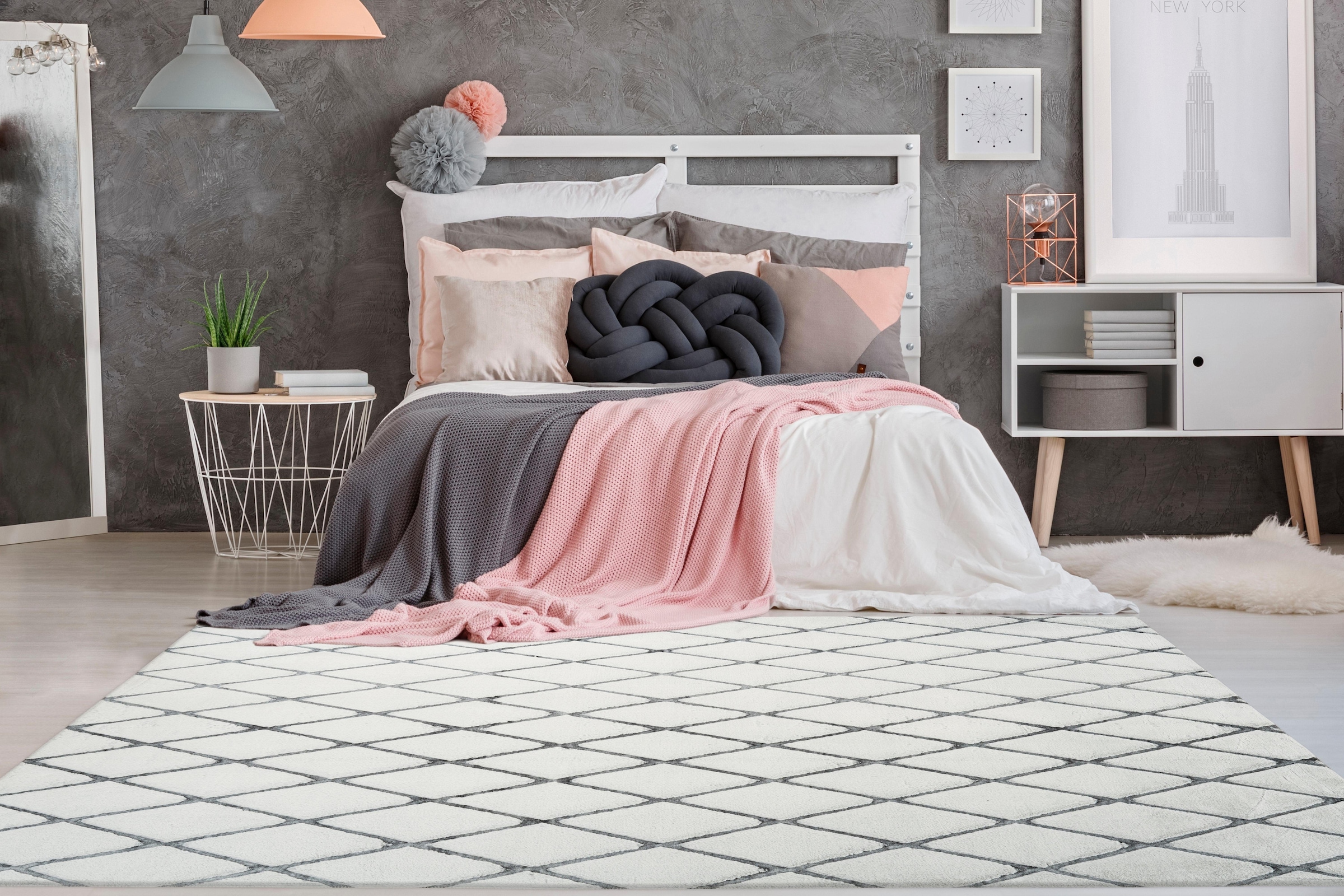 me gusta Teppich »Vivica 200« rechteckig 20 mm Höhe besonders weich durch Microfaser, Wohnzimmer