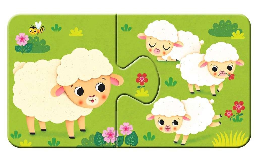 Ravensburger Puzzle »Tiere und ihre Kinder«, (18 tlg.)