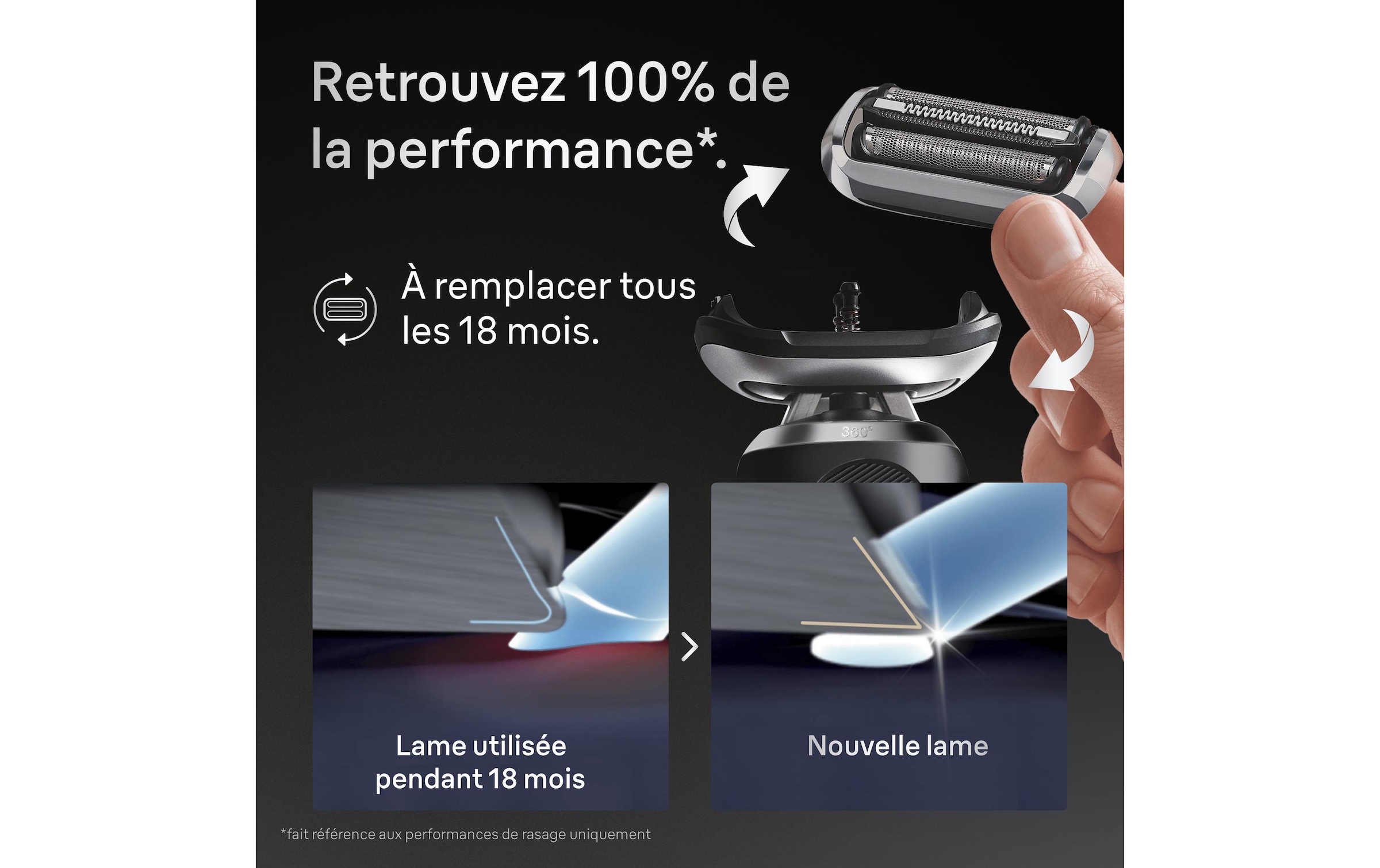 Braun Tête de rasage de rechange »Series 7 Scherkopf 74S«