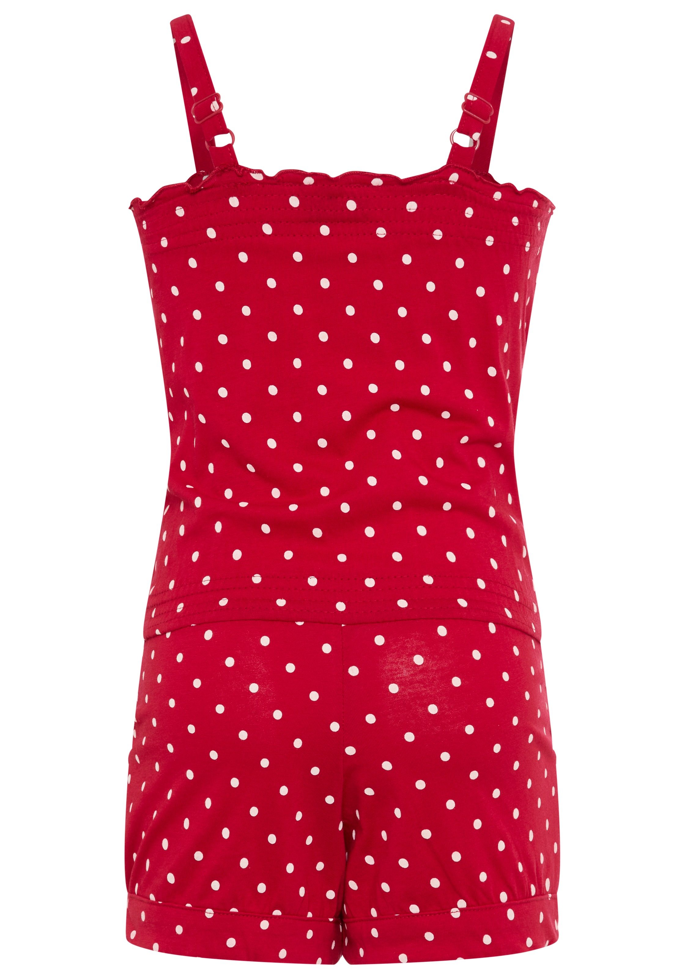 KIDSWORLD Kurzoverall »für kleine Mädchen«, niedlich gepunktet