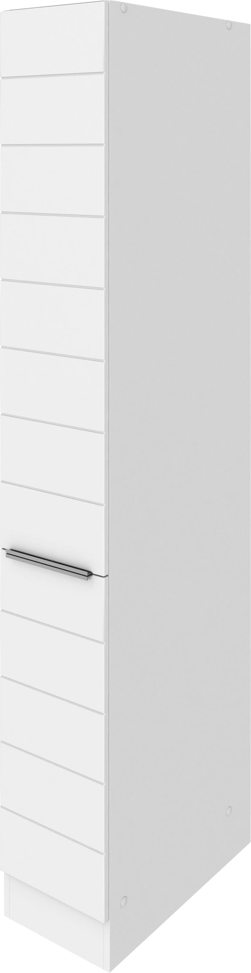 KOCHSTATION Armoire à pharmacie »KS-Luhe« 30 cm de largeur, façades MDF de haute qualité avec lisière horizontale