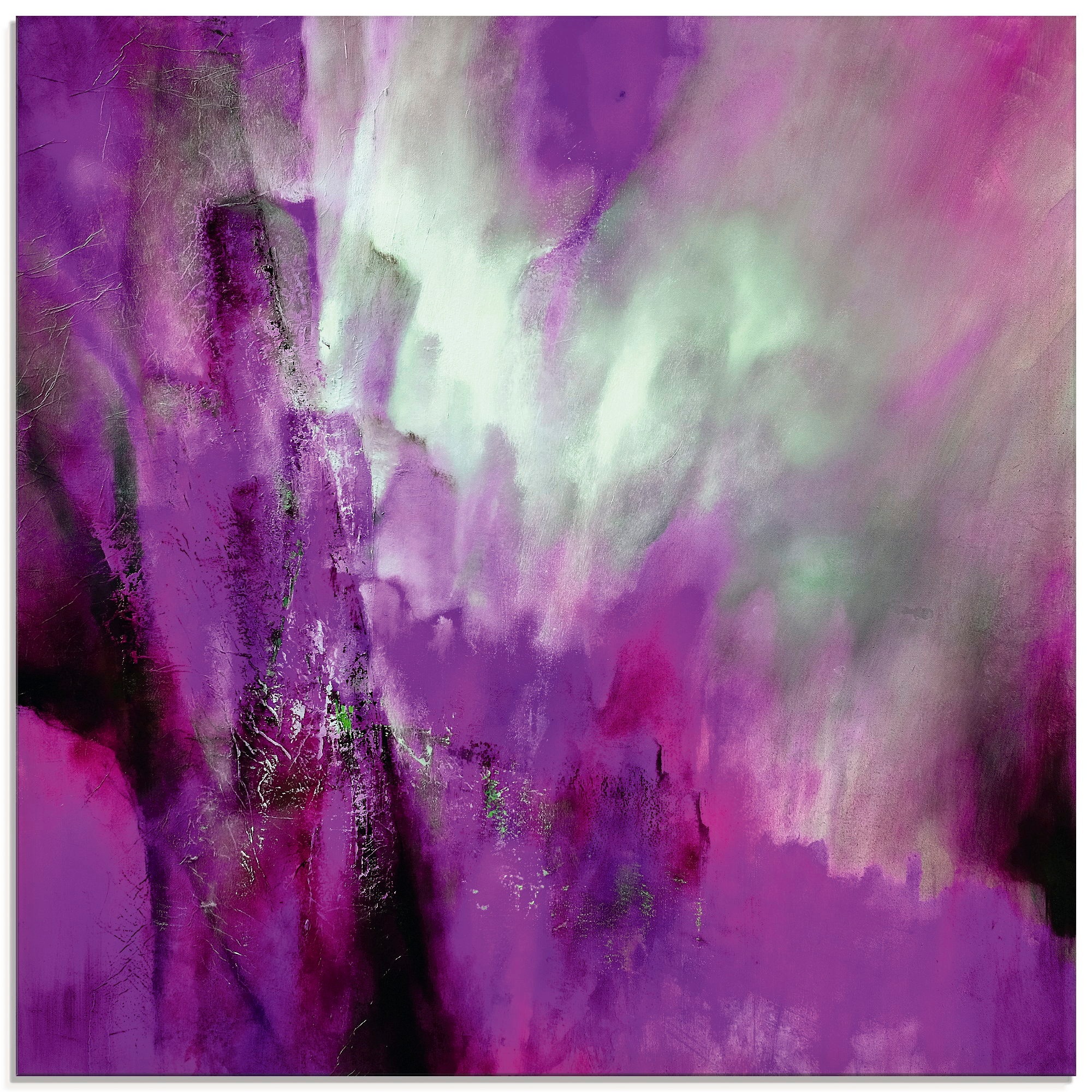 Image of Artland Glasbild »Rosa Licht«, Gegenstandslos, (1 St.) bei Ackermann Versand Schweiz