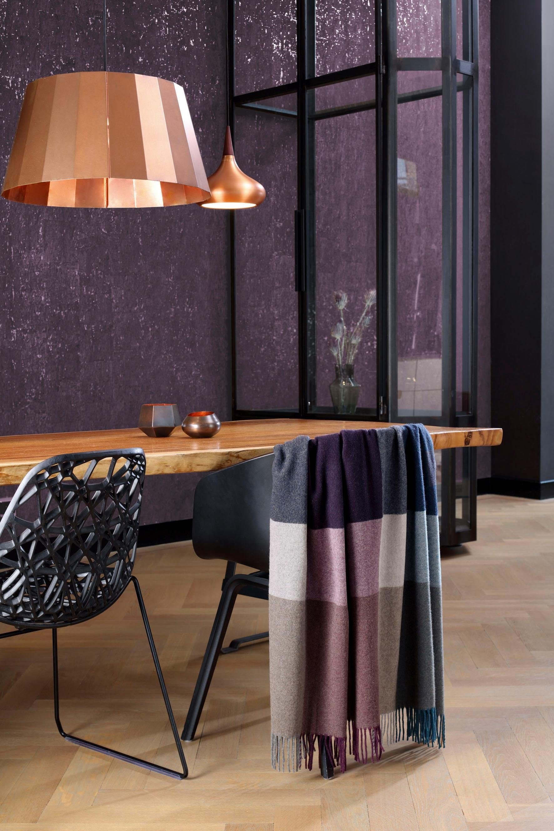 Image of BIEDERLACK Wolldecke »Variation«, Mit Fransen, Kuscheldecke bei Ackermann Versand Schweiz