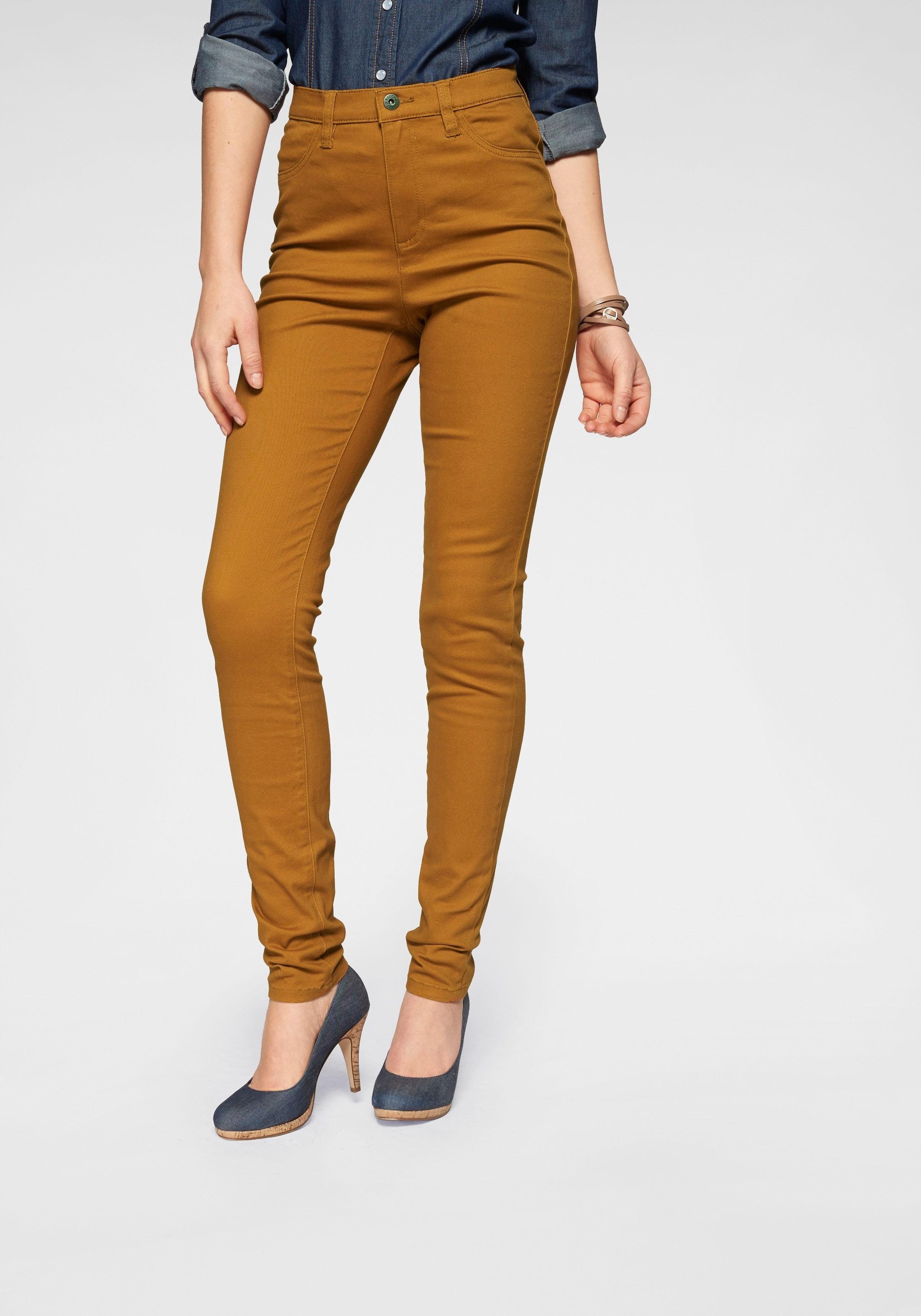 Image of Arizona Jeansjeggings »in Coloured-Denim«, High Waist bei Ackermann Versand Schweiz