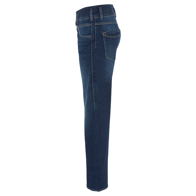 ♕ Herrlicher Straight-Jeans »RAYA«, mit seitlichen Keileinsätzen für eine  streckende Wirkung versandkostenfrei auf