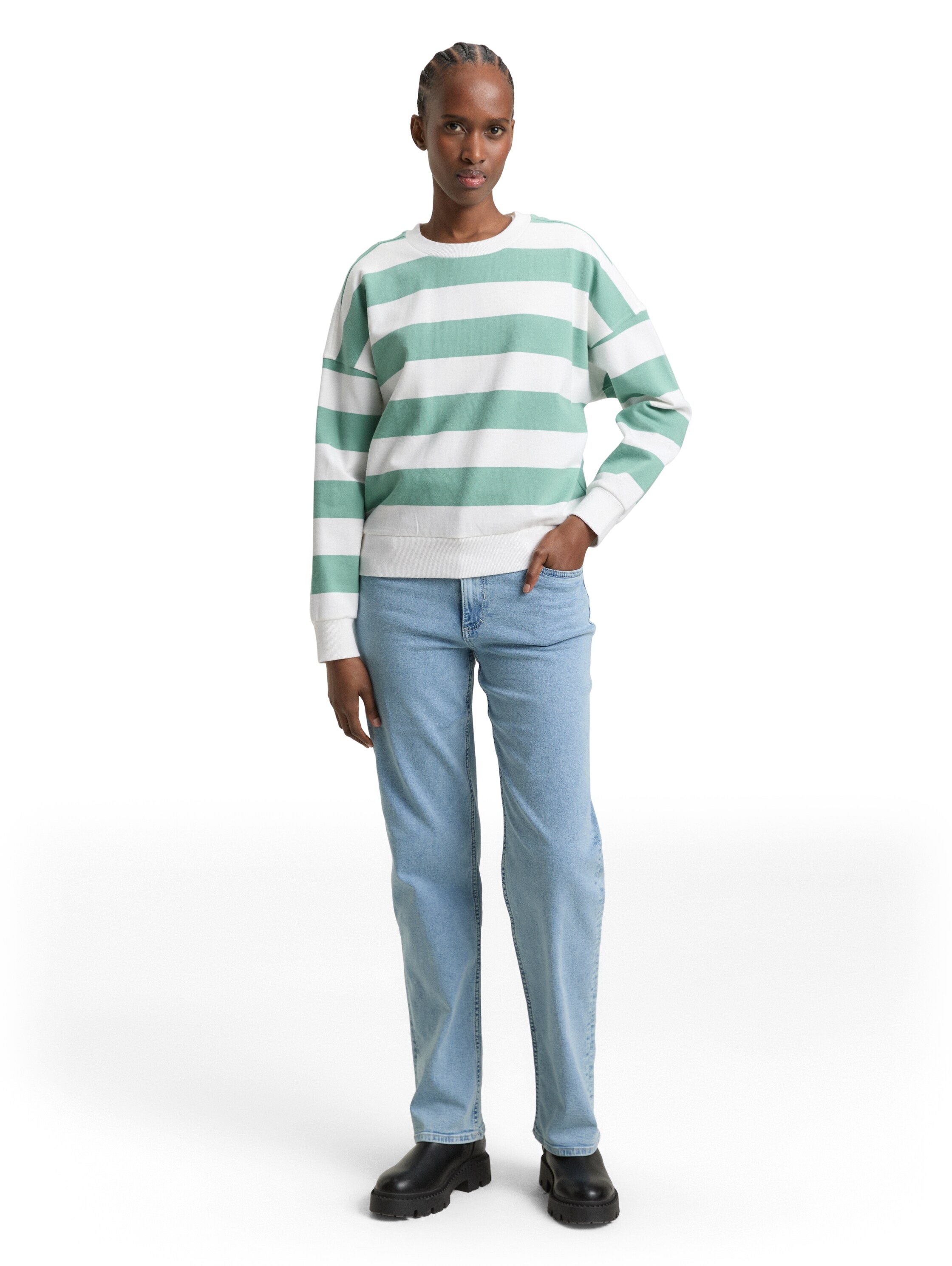 TOM TAILOR Denim Sweat-shirt , en coton doux
