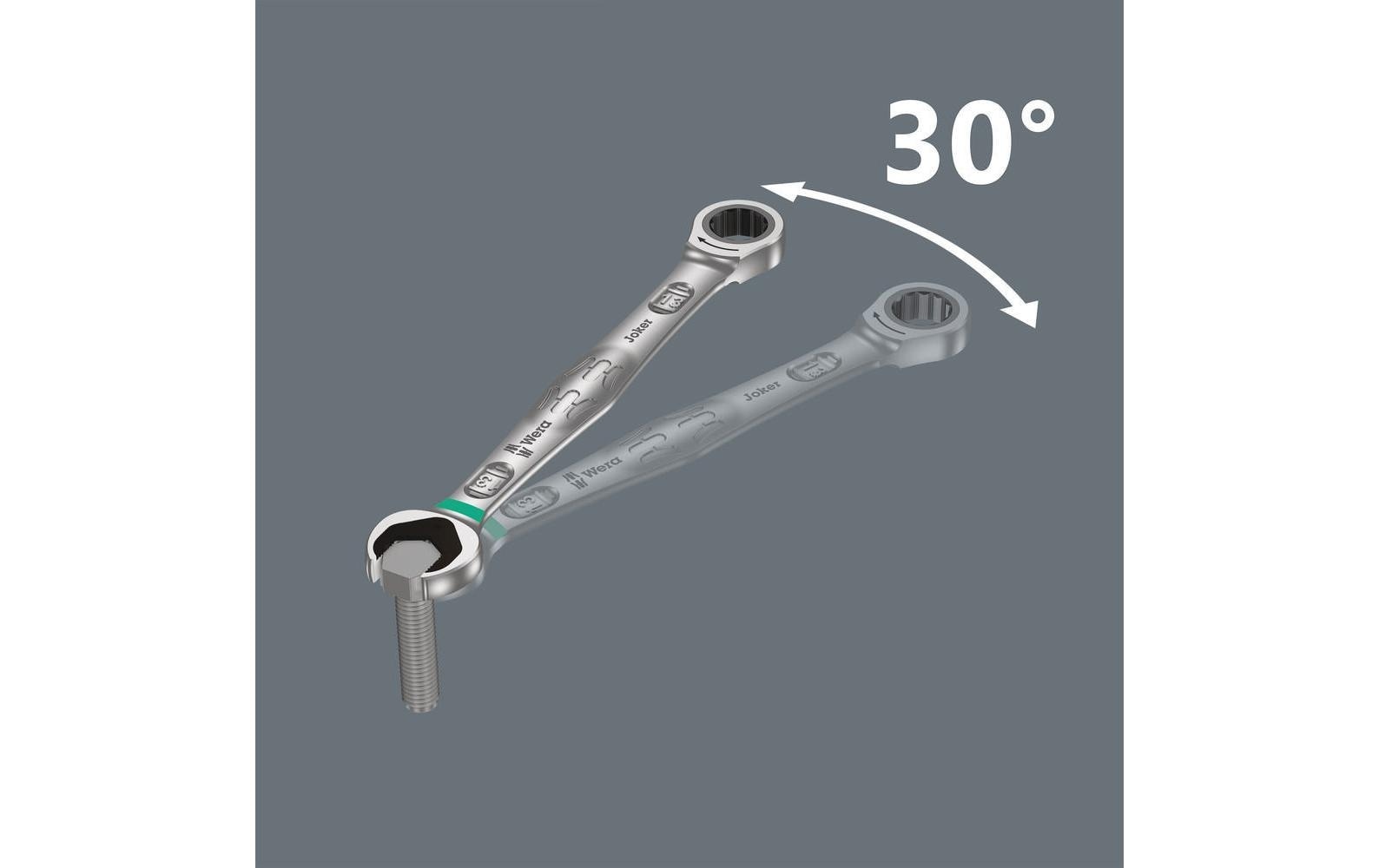 Wera Gabel- und Ringschlüssel »Wera Joker Maul-Ringratschen-Schlüssel«, (1 St.)
