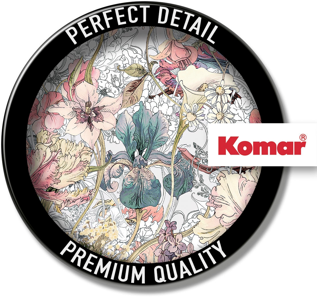 Komar Papier peint intissé »Digitaldruck Vlies -  Magic Meadow - Grösse 200 x 250 cm« imprimé Wohnzimmer, Schlafzimmer