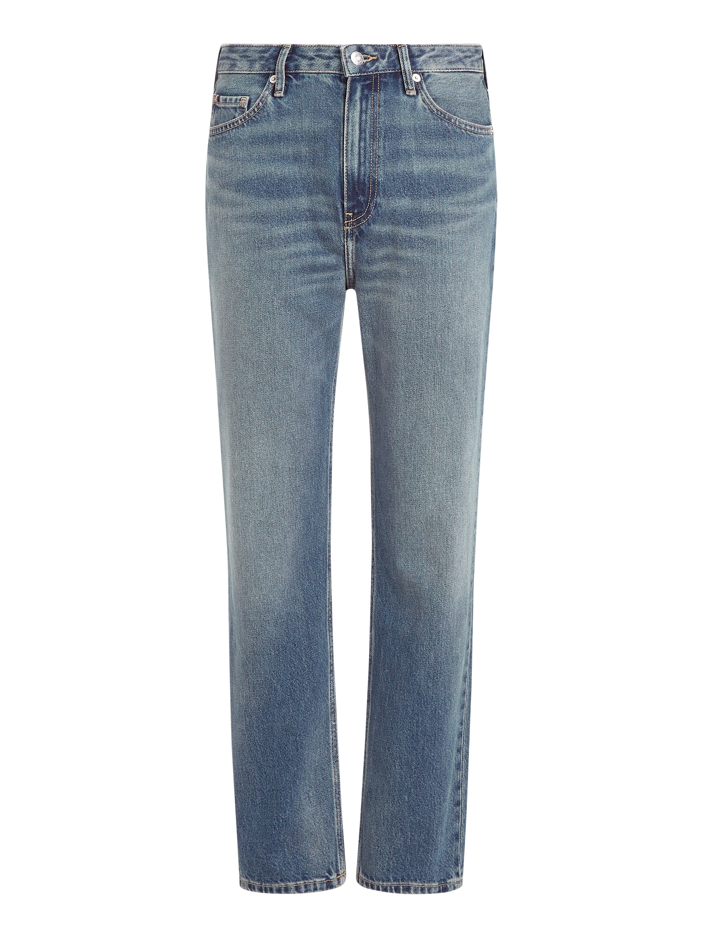 Tommy Hilfiger Straight-Jeans »CLASSIC STRAIGHT HW A TWIST BETH«, mit Tommy Hilfiger Logo-Badge