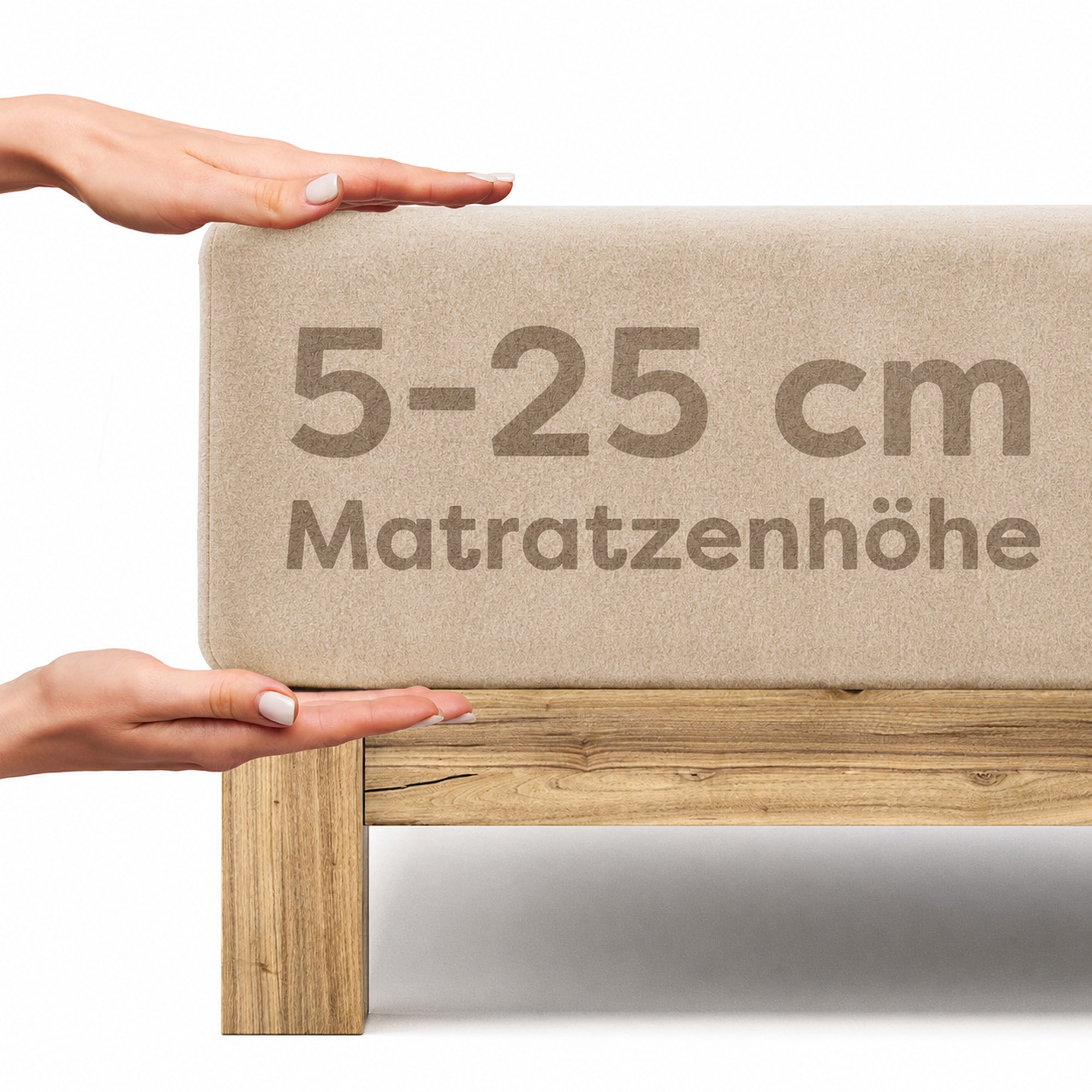 Wolkenfeld Draps de lit »Flanell Spannbettlaken 100% Baumwolle - für Matratzen bis 25 cm« Kuscheliger Komfort für Matratzen und Topper bis 25 cm Höhe