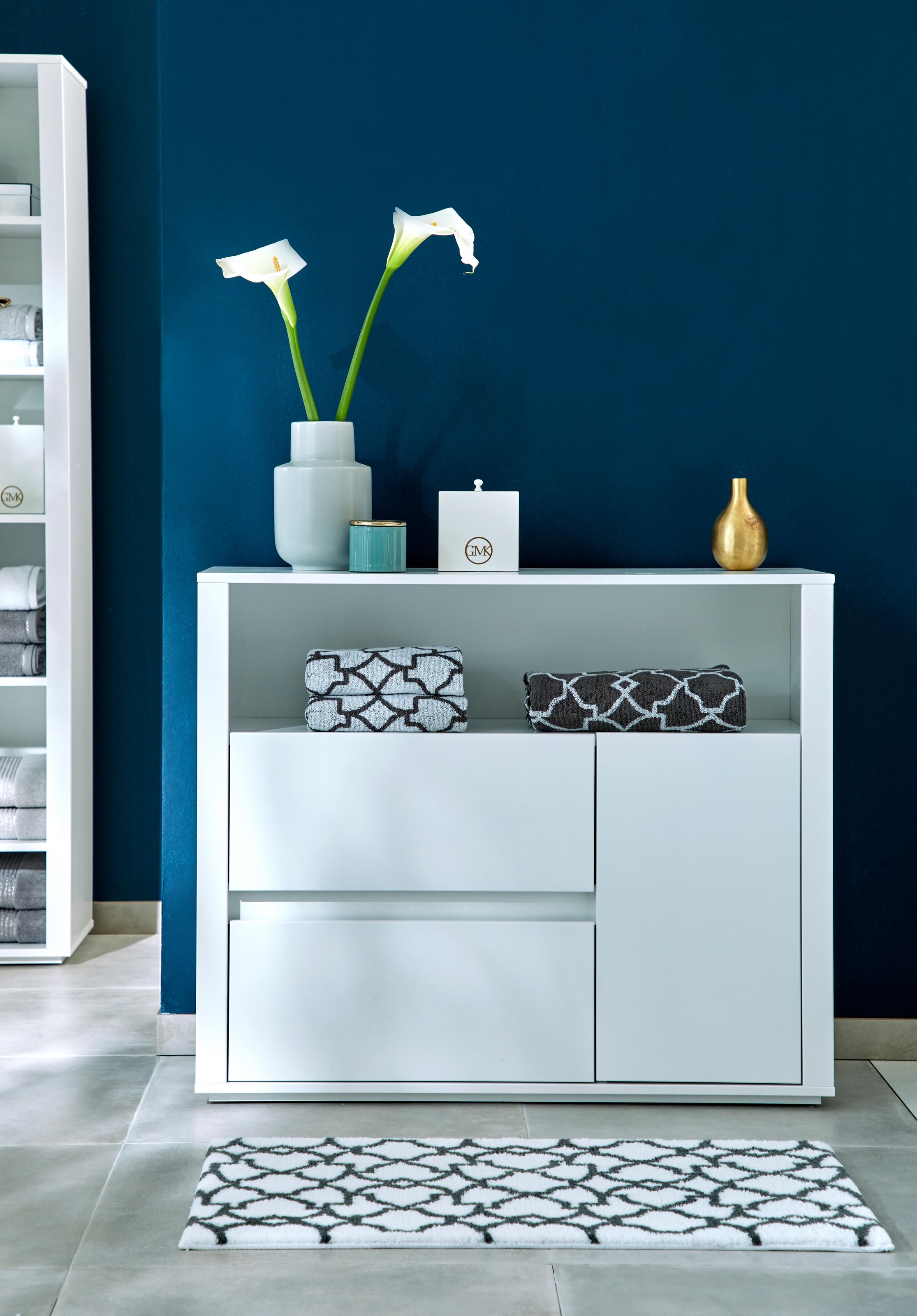 Guido Maria Kretschmer Home&Living Tapis de bain »Birdal« Höhe 15 mm Badteppich, auch als 3 tlg. Set erhältlich