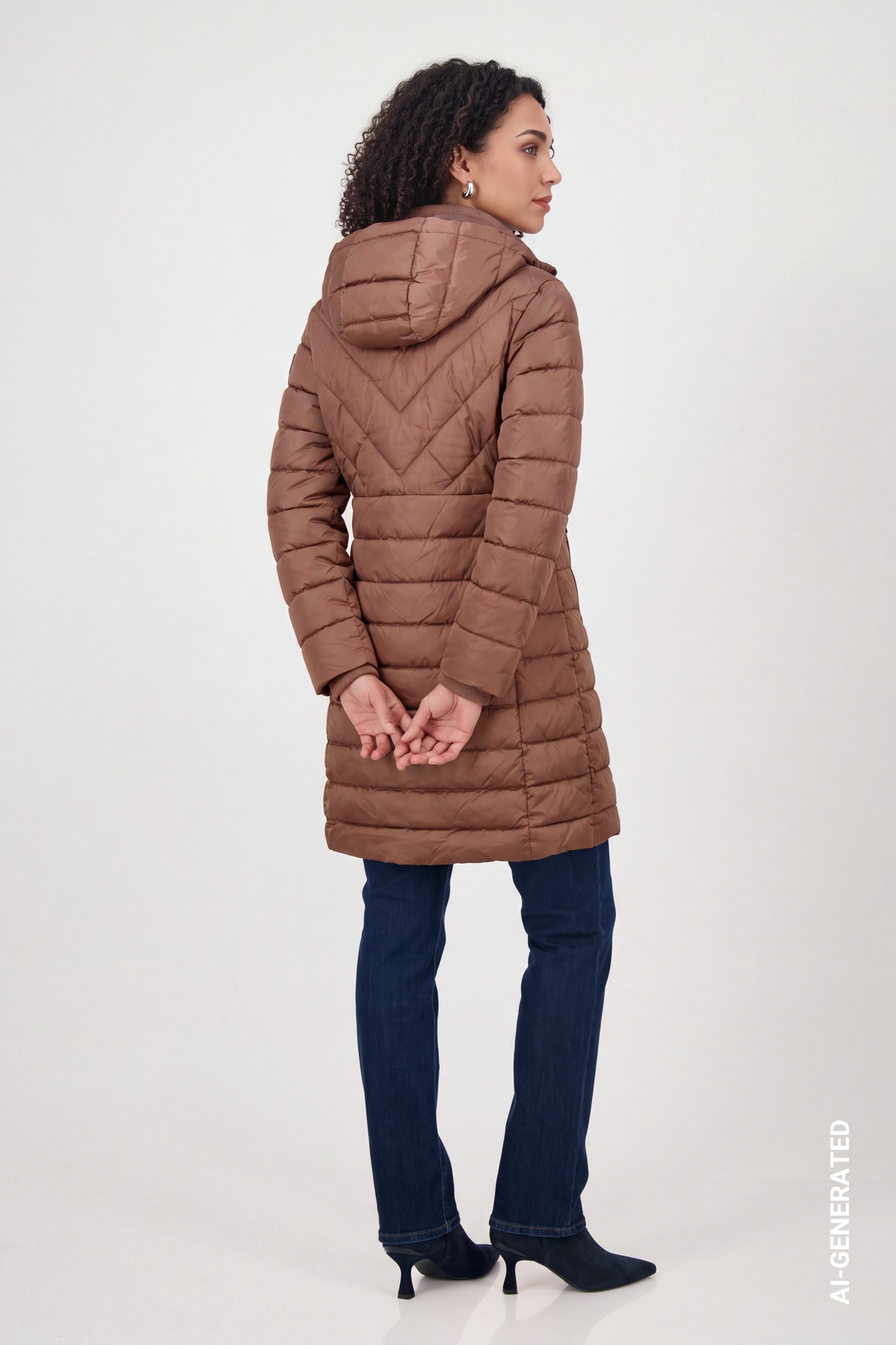 Monari Steppmantel Regular fit mit Kapuze
