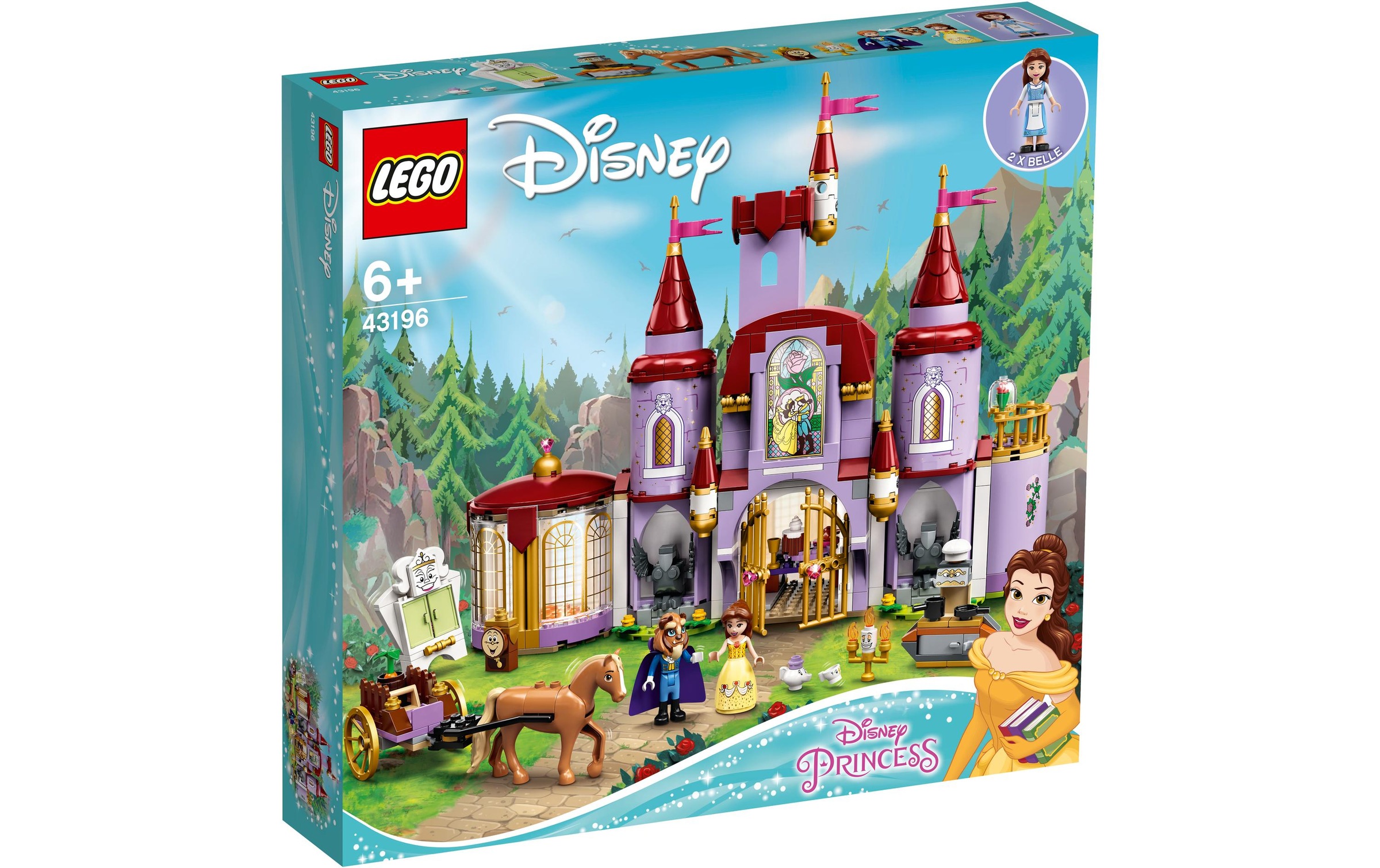 Image of LEGO® Konstruktionsspielsteine »Princess Belles Schloss« bei Ackermann Versand Schweiz