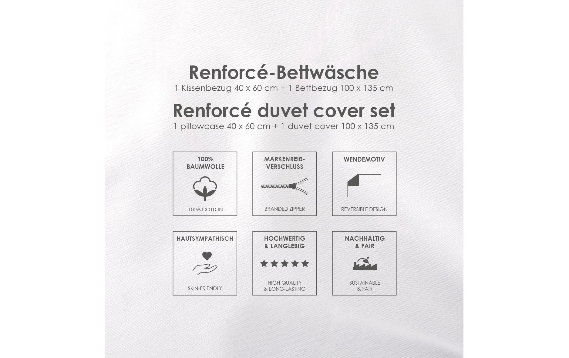 Herding Kinderbettwäsche »babybest Zebra« 2 mit liebevollem Motiv