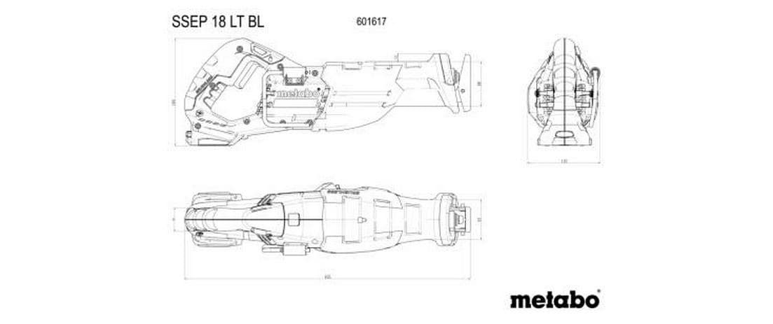 metabo Akku-Säbelsäge »SSEP 18 LT BL Solo«