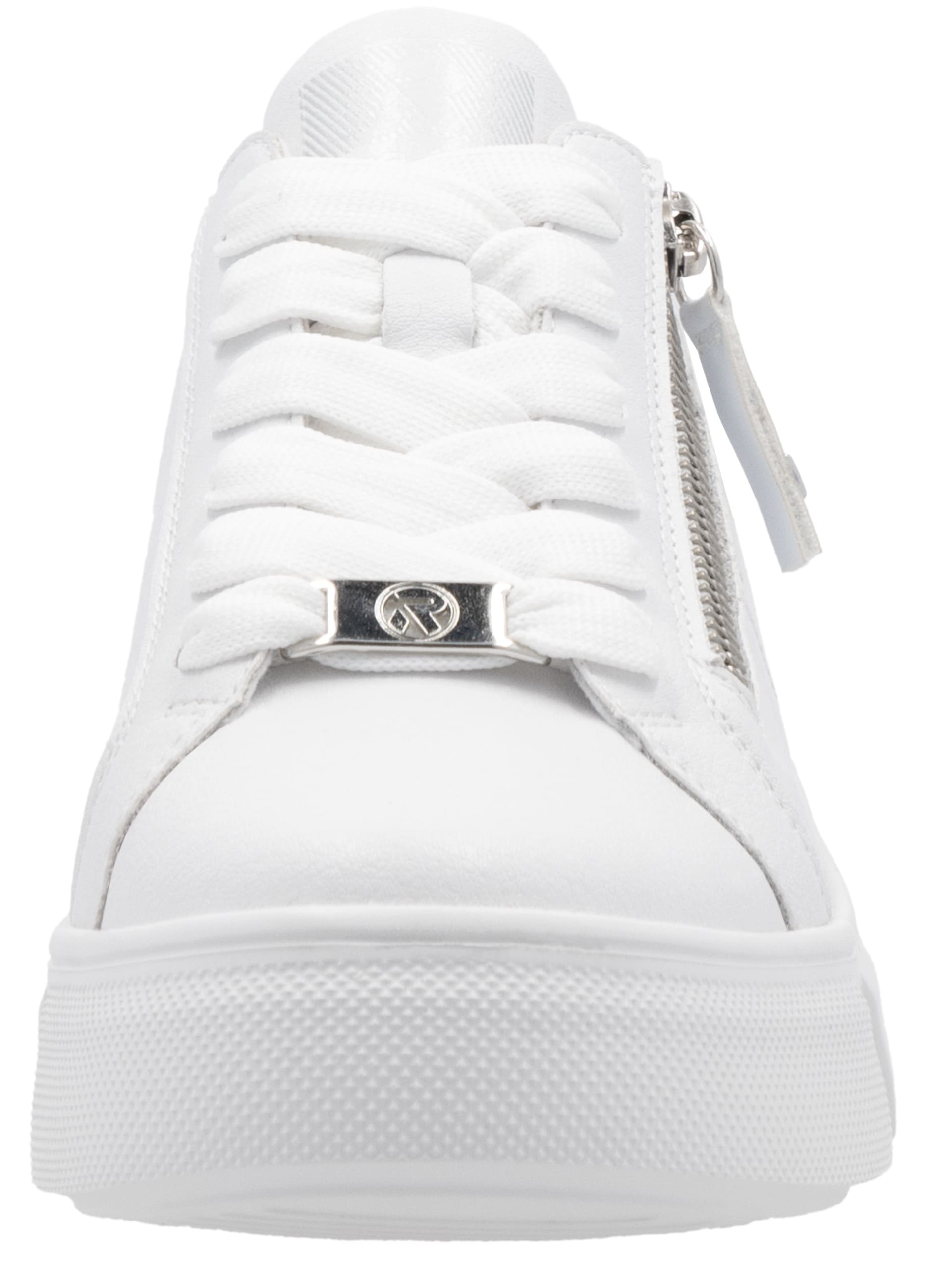 RIEKER Sport Baskets à plateforme  , Freizeitschuh, Halbschuh, Schnürschuh mit seitlicher Perforation