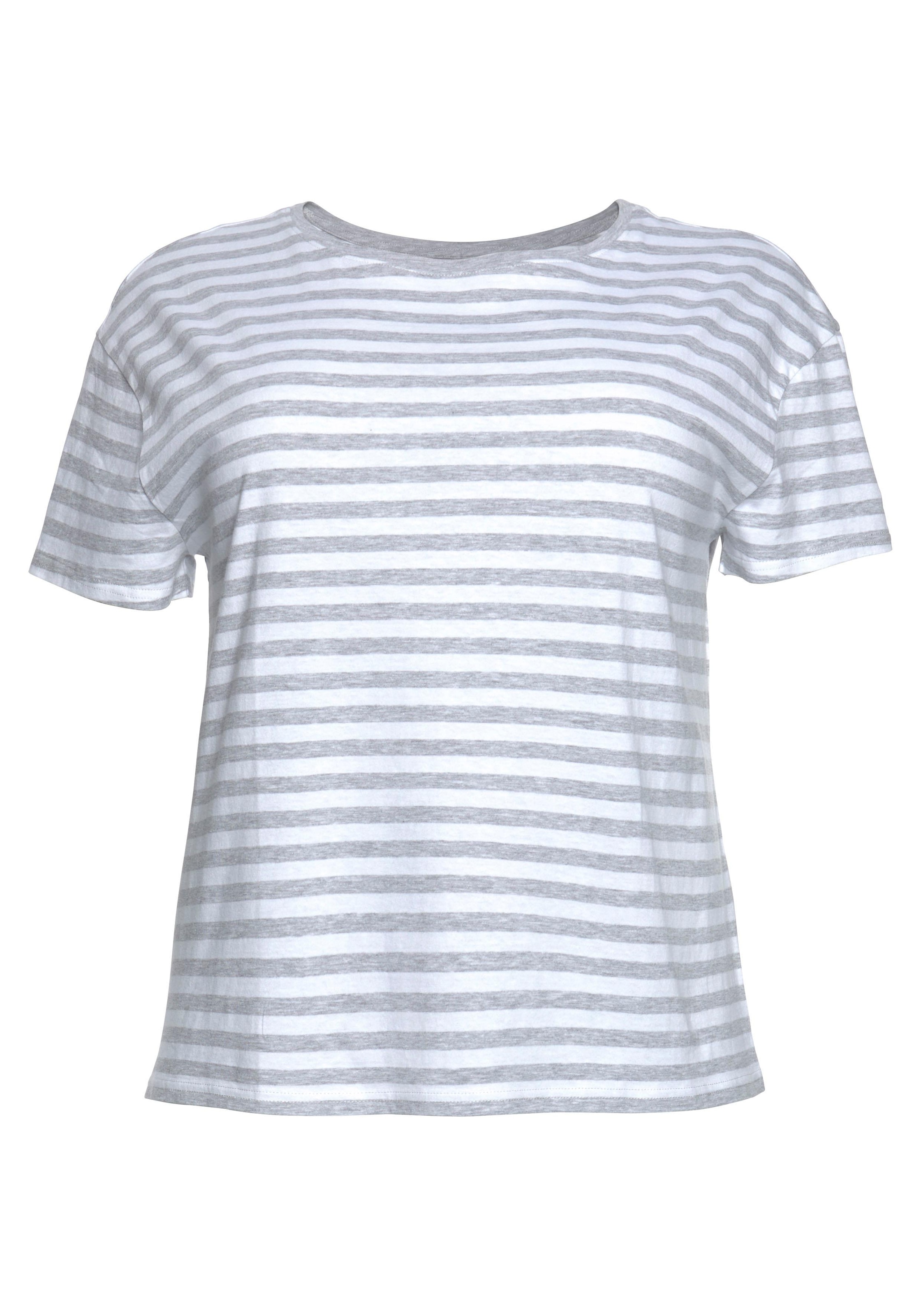AJC T-Shirt, im lässigen Streifen-Design