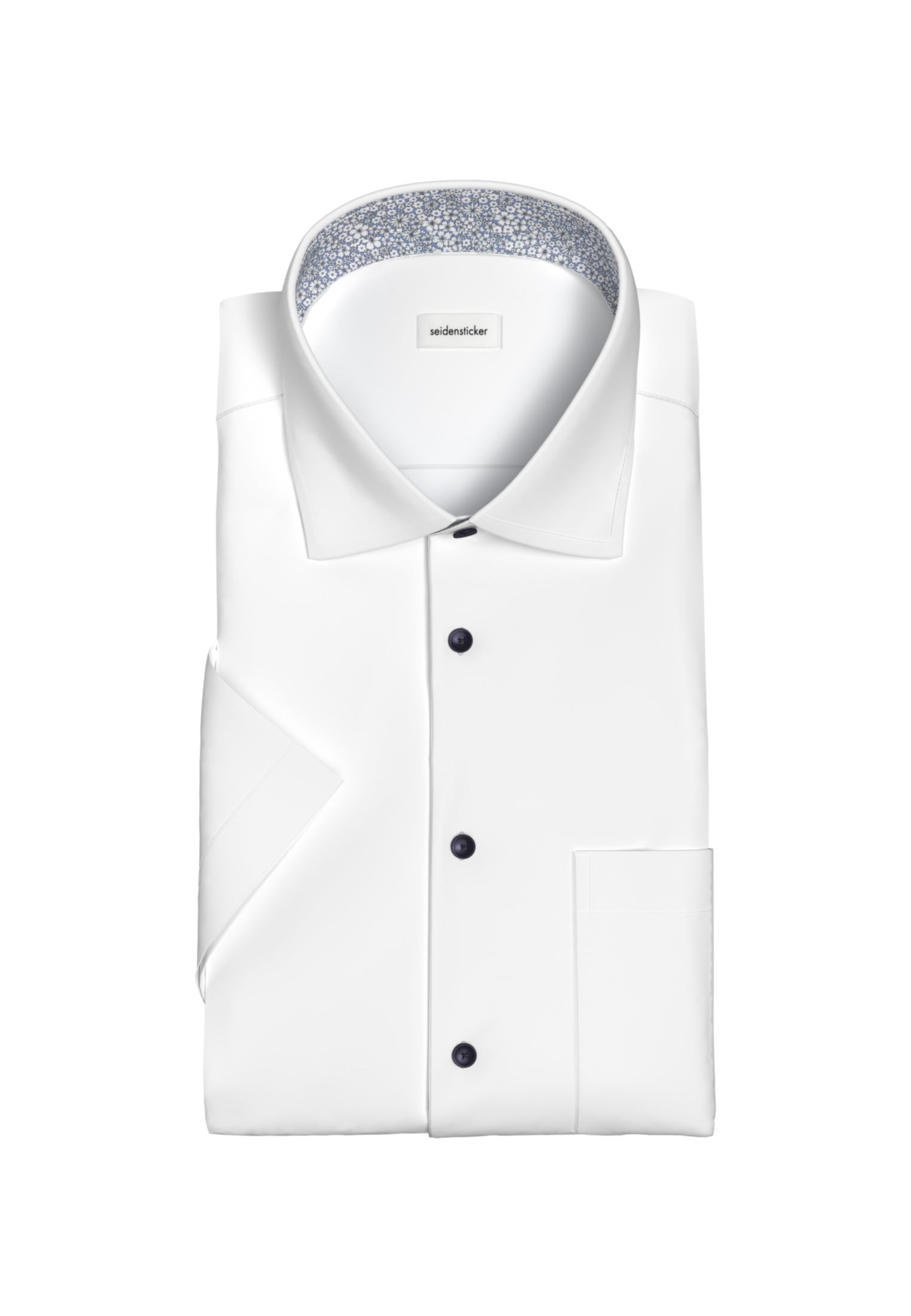 seidensticker Chemise d'affaires »Regular« Regular Kurzarm Kentkragen Uni