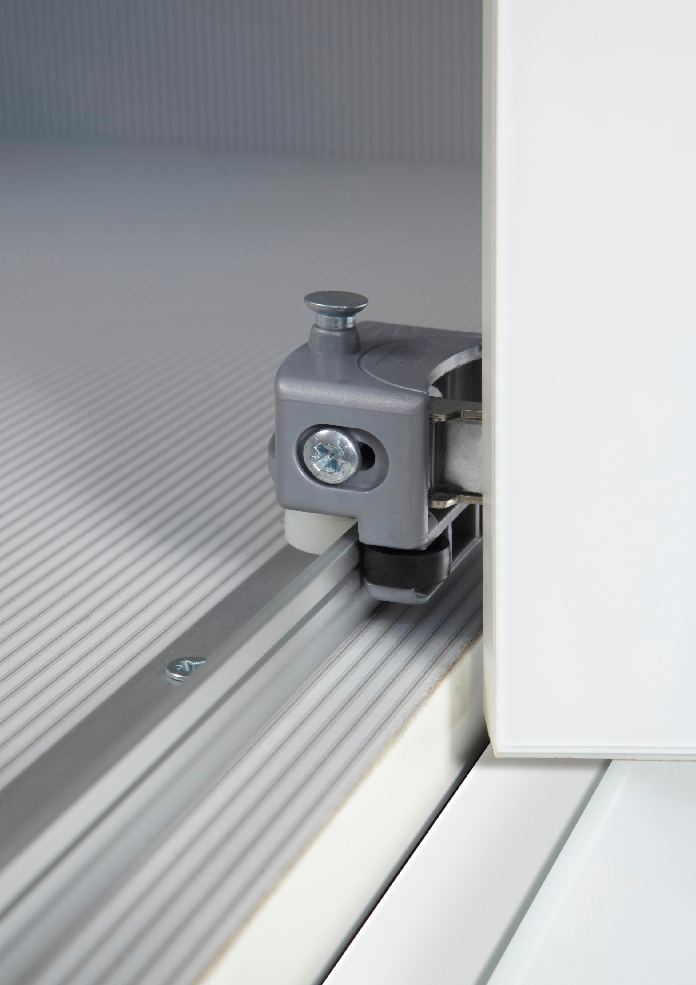 WIEMANN Armoire à portes pliantes »Ohio, Kleiderschrank, Schrank, Garderobe, mit Glasfront, 300 cm« inklusive Einlegeböden & Kleiderstangen, 2 Höhen, MADE IN GERMANY,  inklusive Türdämpfung, hochwertige Glasfront