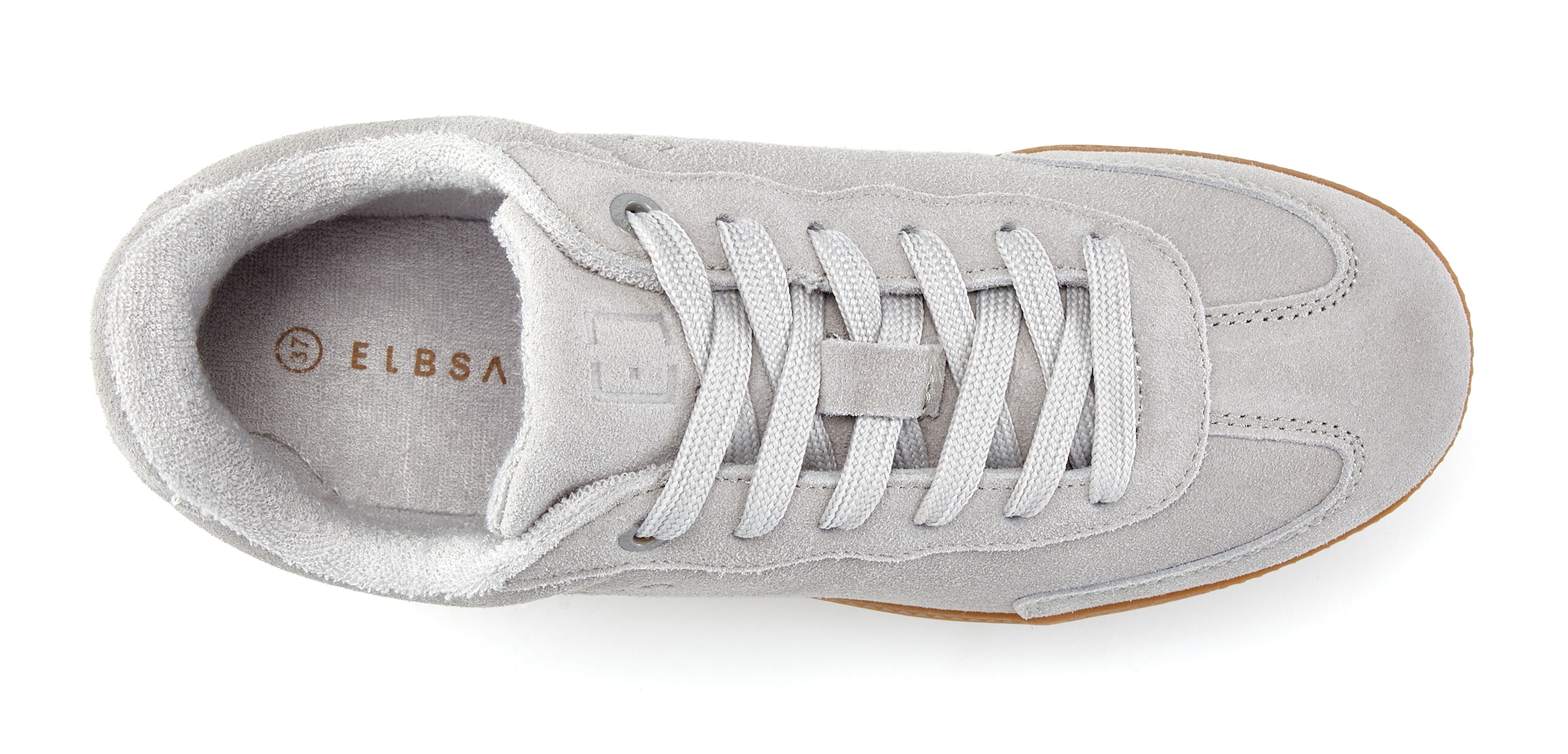 Elbsand Sneakers »Freizeitschuh, Schnürschuh, Turnschuh, Retro Sneaker, Lederschuh«  Sneaker en cuir, chaussure à lacets en cuir au look rétro moderne