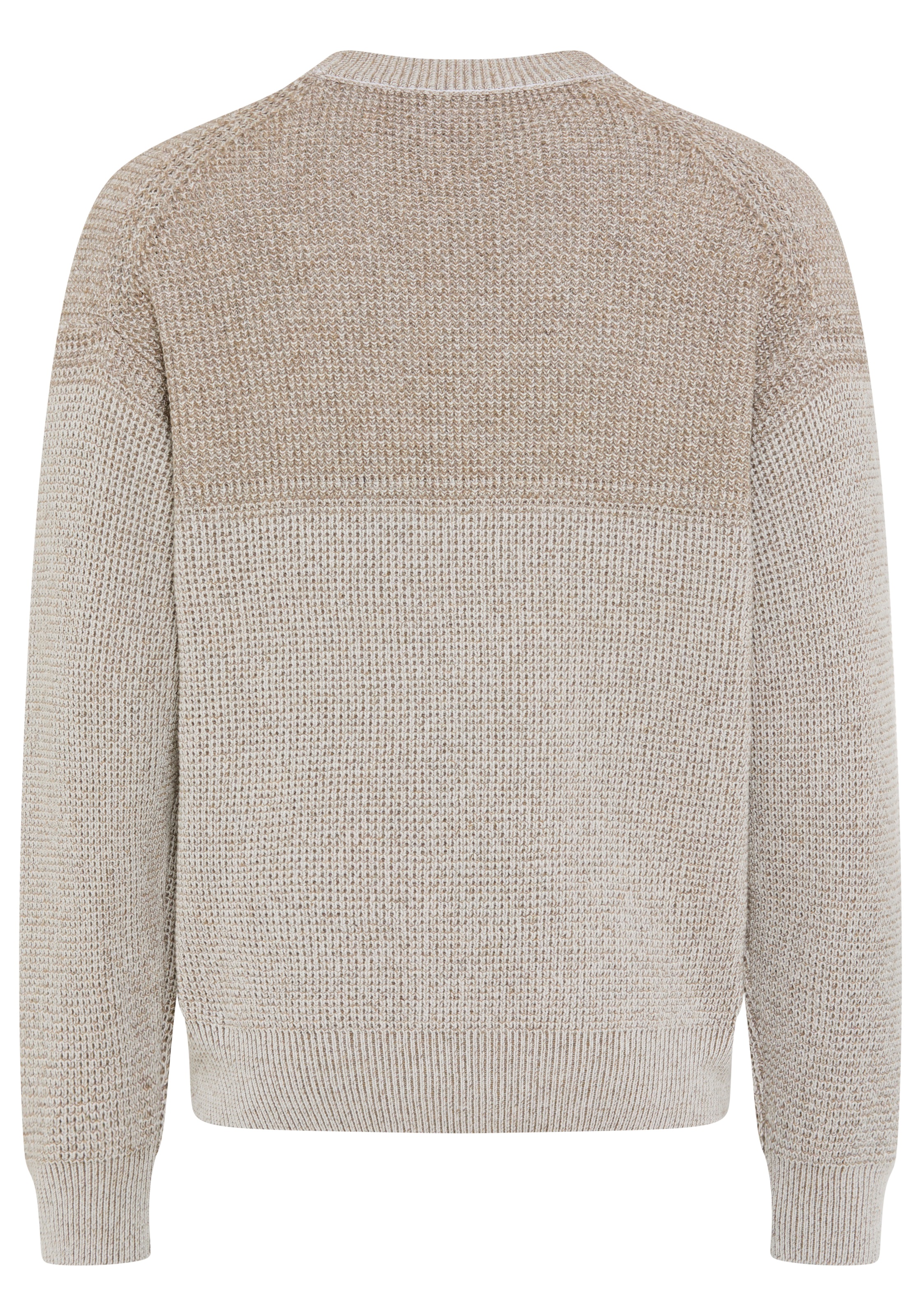 BOSS ORANGE Strickpullover »Kartney« Rundhalsausschnitt, Regular Fit, Strukturstrick mit Farbverlauf