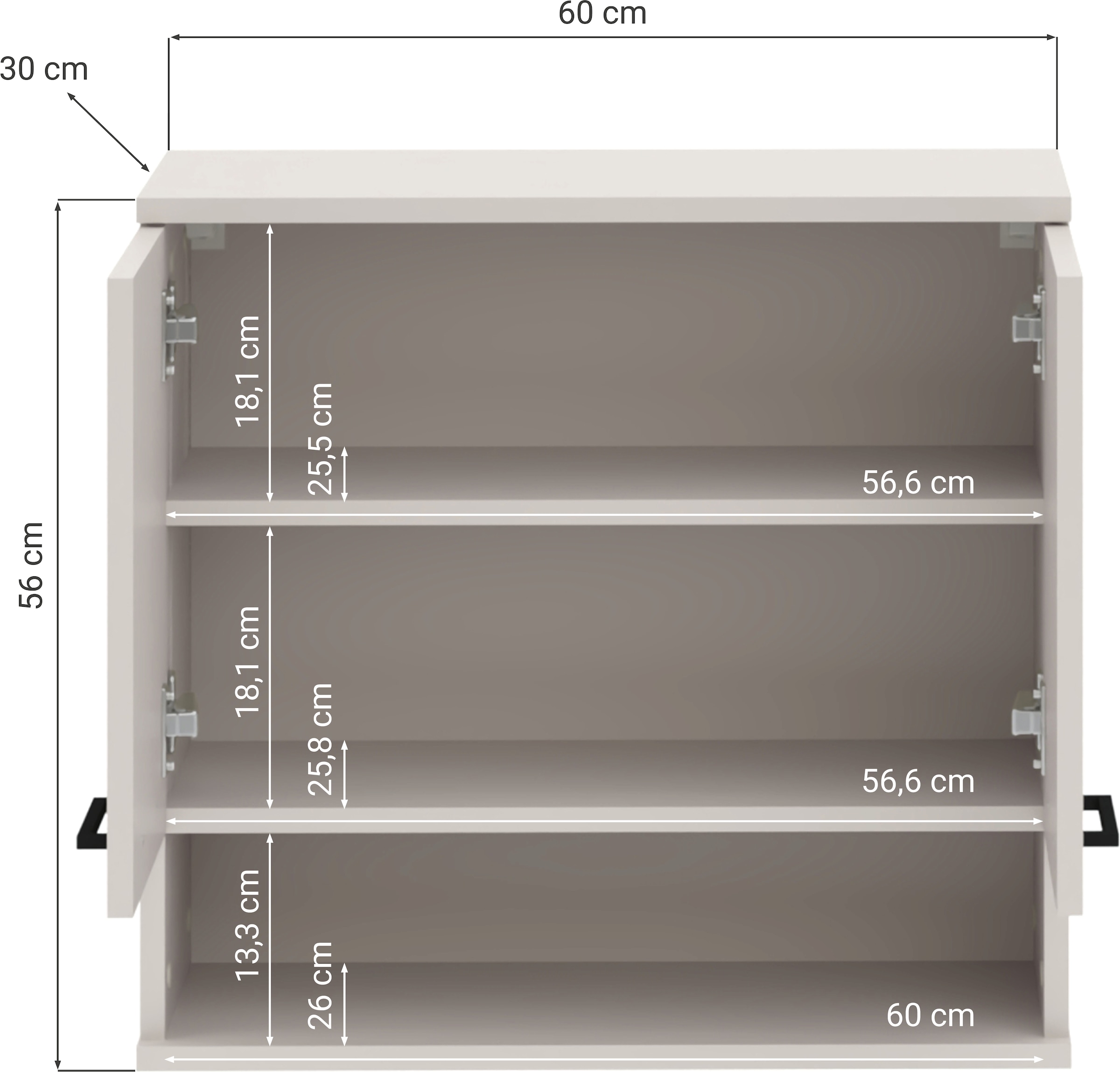 RESPEKTA Armoire suspendue »Tilda« 1 cuis tlg.