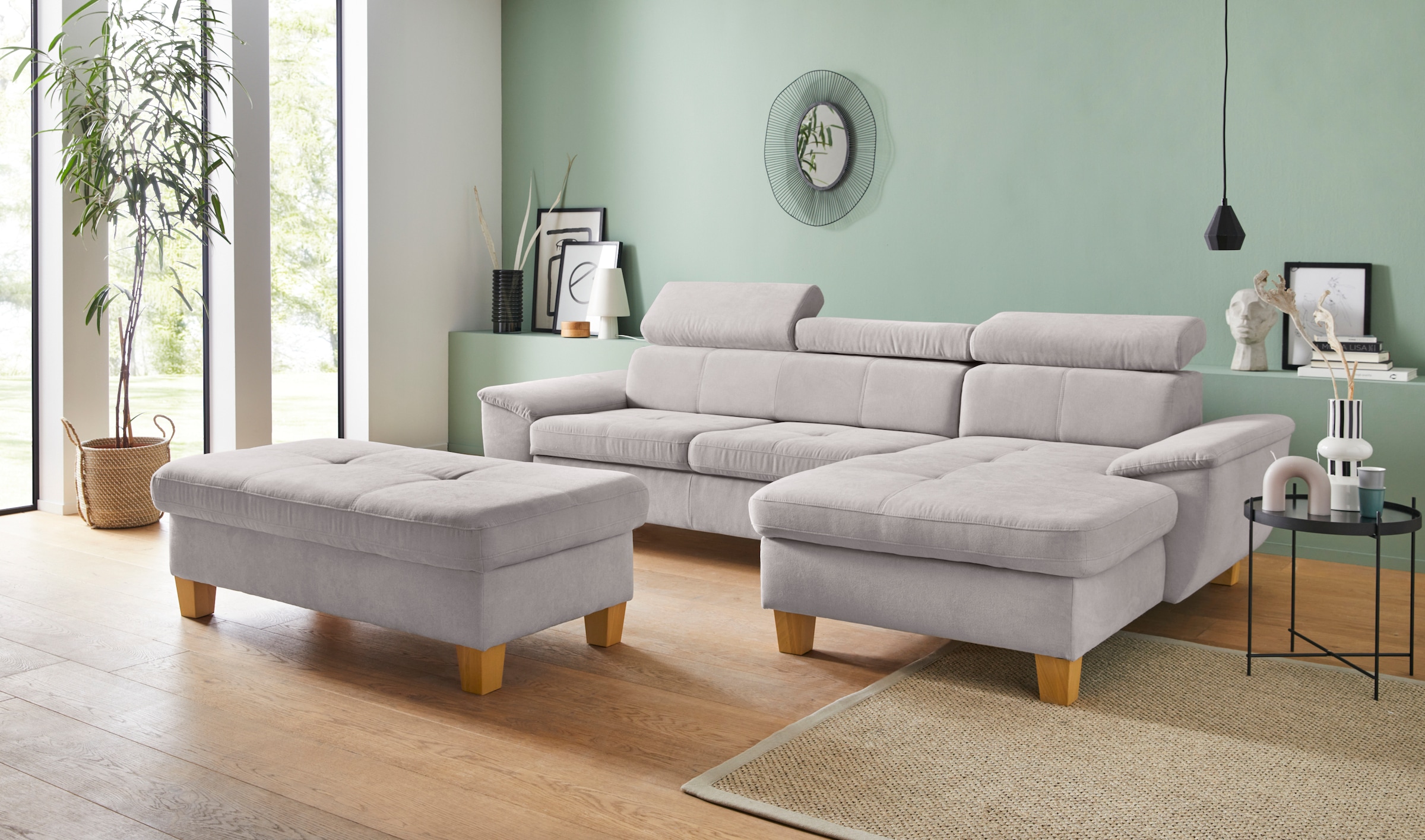exxpo - sofa fashion Tabouret »Enya Bankhocker mit Staufach unter der Sitzfläche« schöne Detailverarbeitung