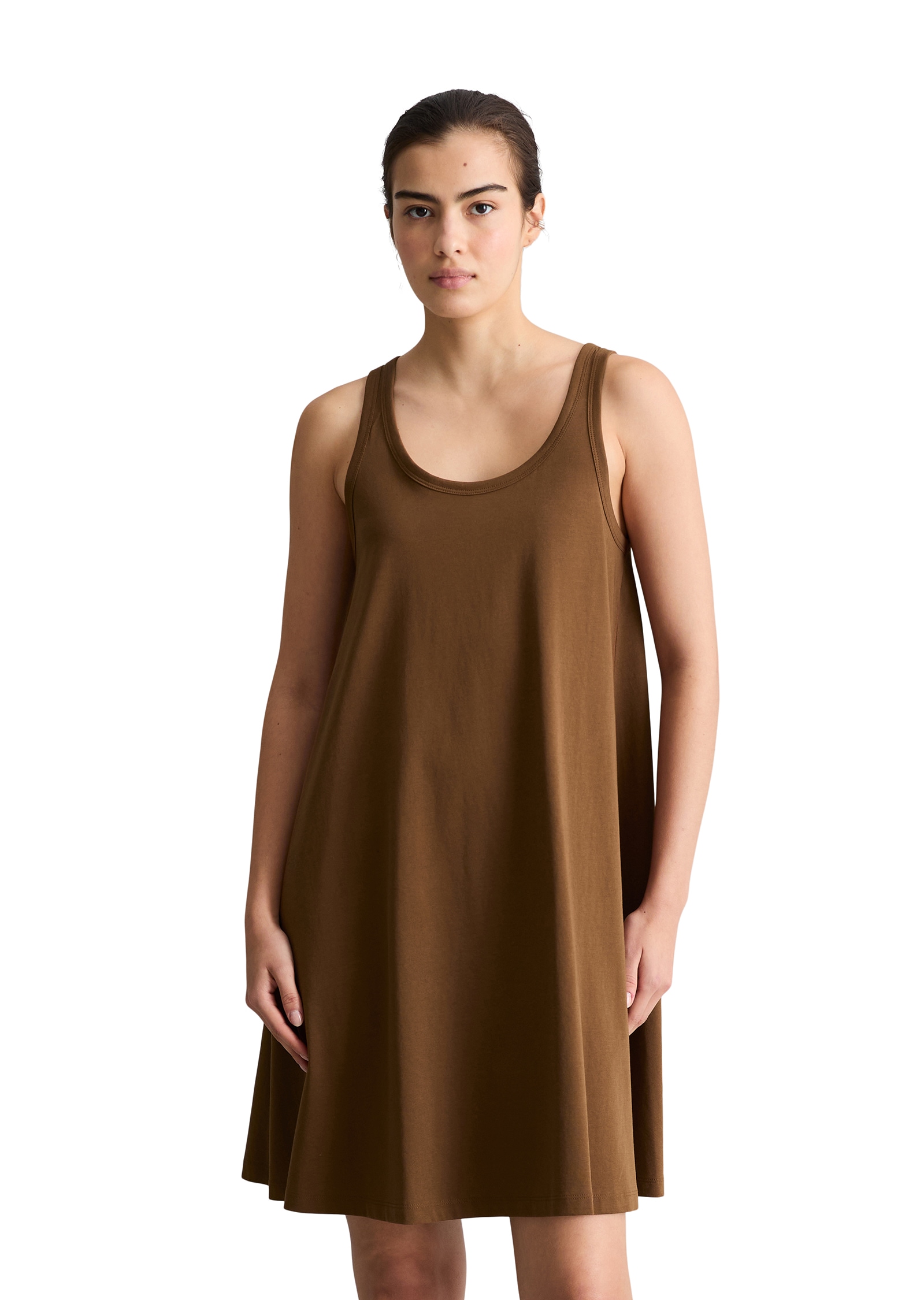 Image of Marc OPolo DENIM Jerseykleid ärmellos, A-Shape aus Organic Cotton