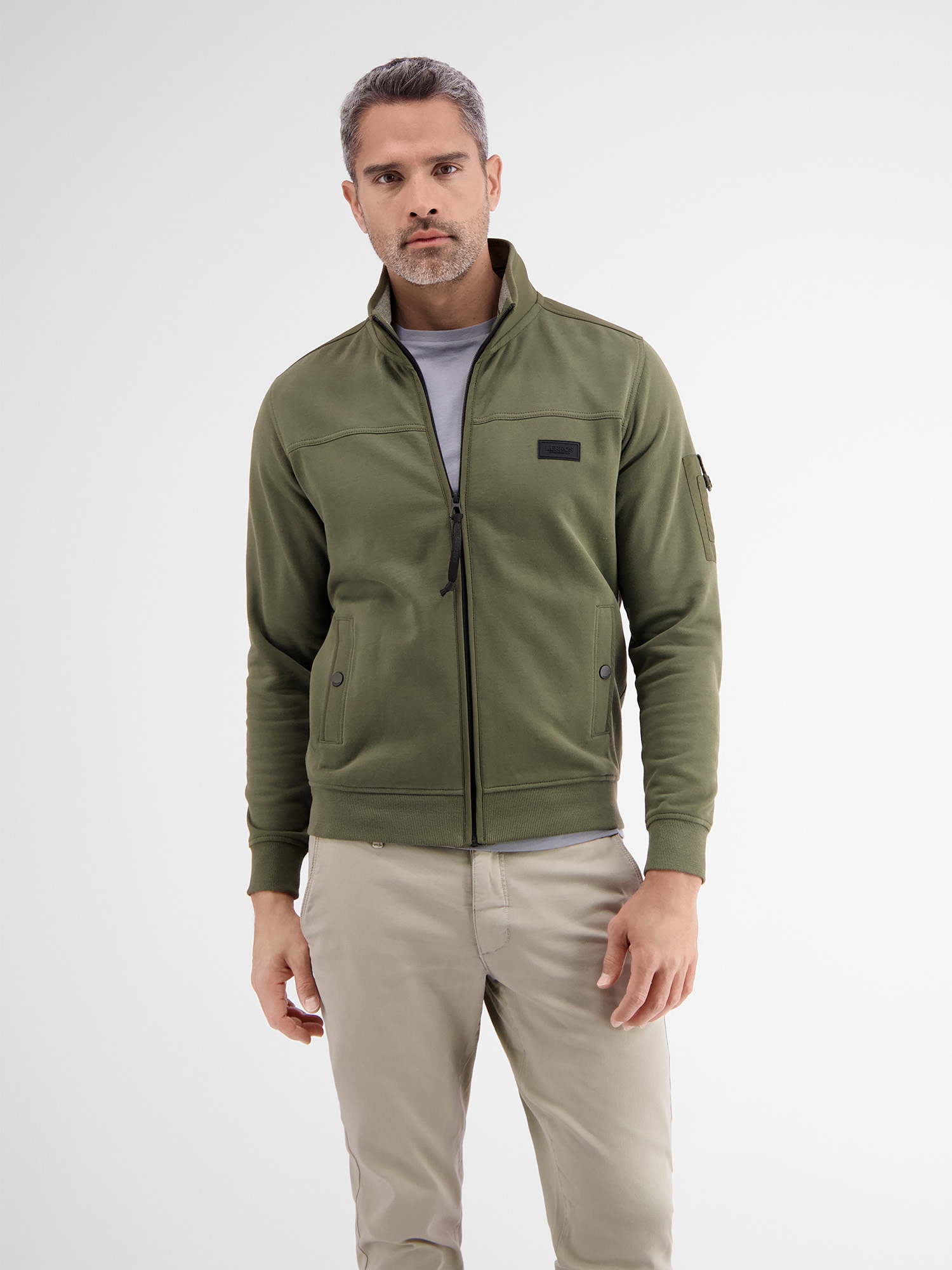 LERROS Sweatjacke »Sweatjacke in weicher Qualität«