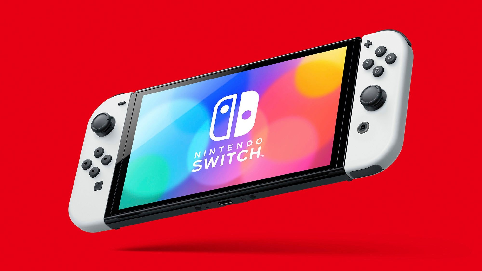 Nintendo Switch Konsolen-Set »NSW OLED Konsole weiss inkl.Super Mario Galaxy 1+2« 64 GB