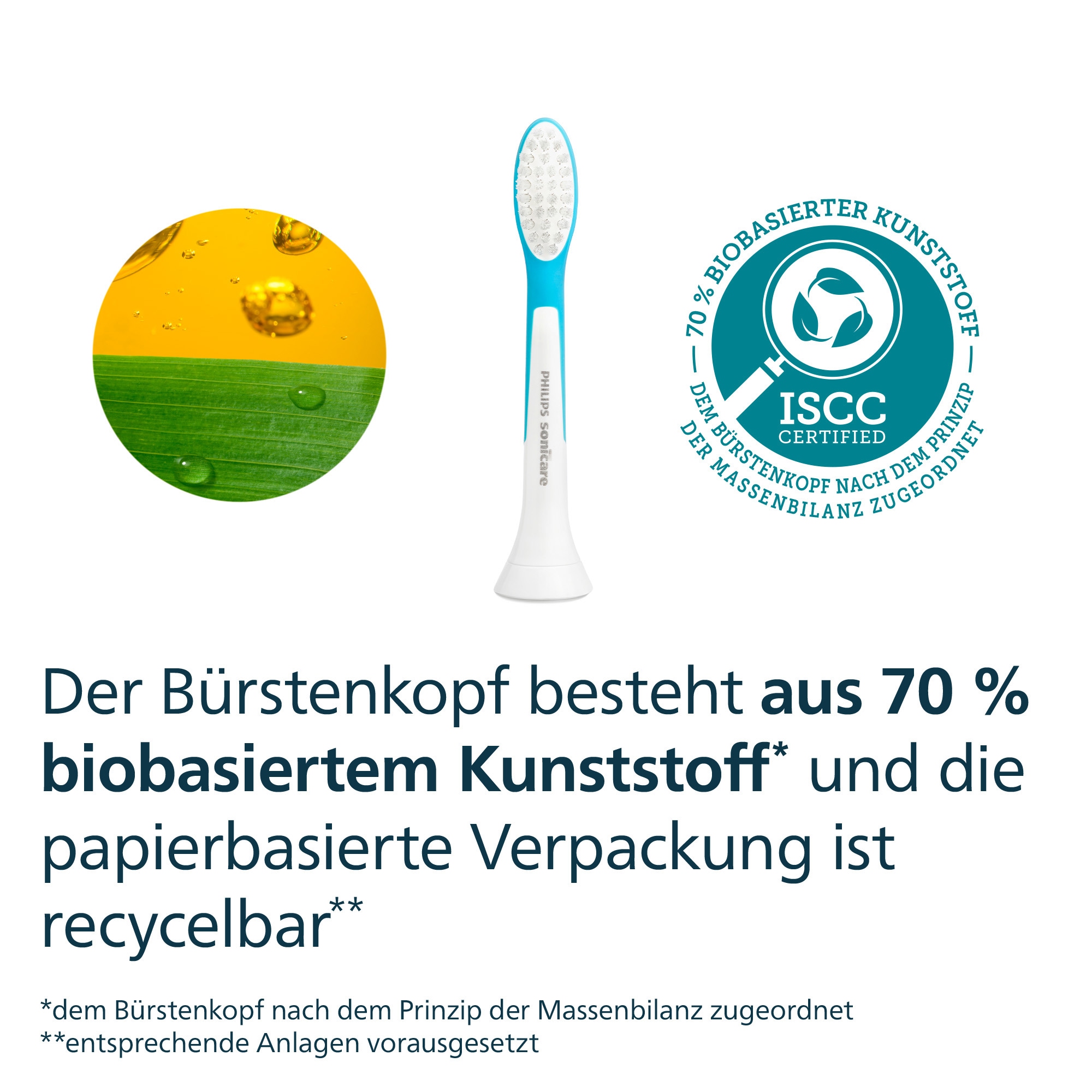 Philips Sonicare Aufsteckbürsten »For Kids« für Milchzähne geeignet, ab 7 Jahren, für jedes Sonicare Handstück