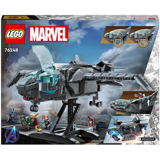 ♕ LEGO® Konstruktionsspielsteine »Der Quinjet der Avengers (76248), LEGO®  Marvel«, (795 St.), Made in Europe versandkostenfrei auf