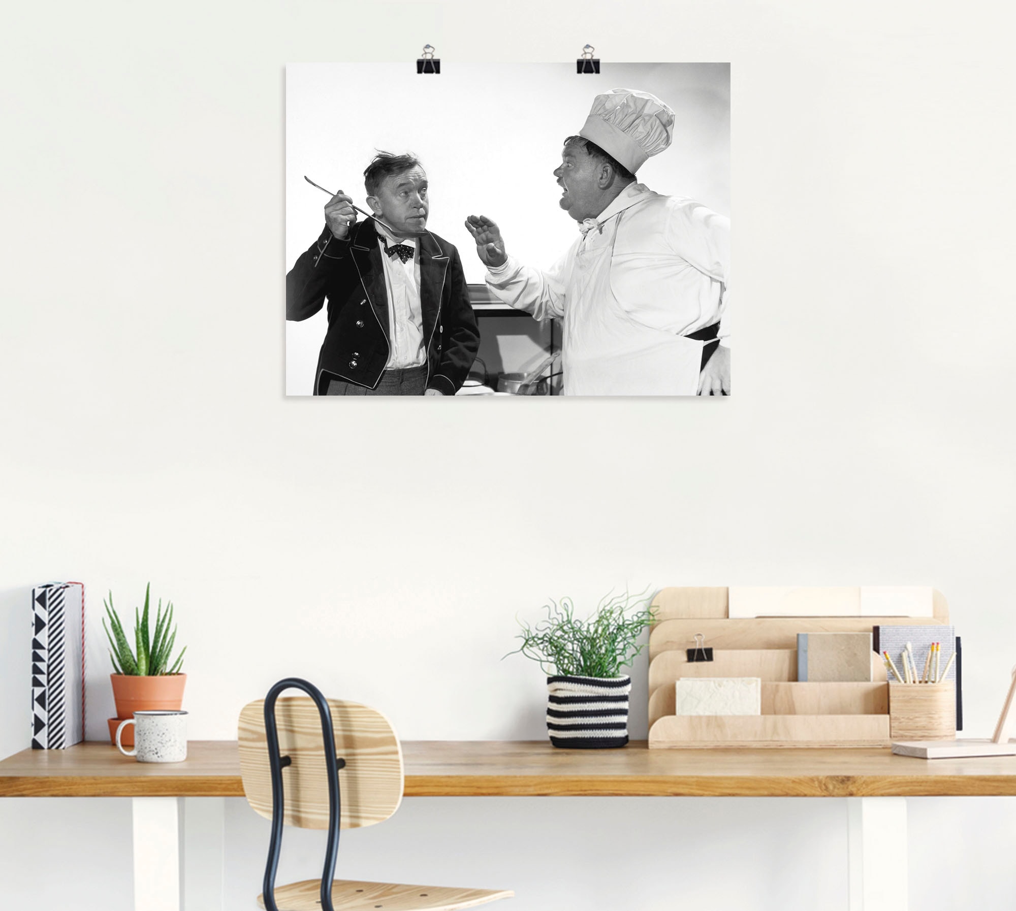 Artland Wandbild »Die Leibköche seiner Majestät, 1944« Stars 1 Stk. tlg. als Leinwandbild, Poster in verschied. Grössen