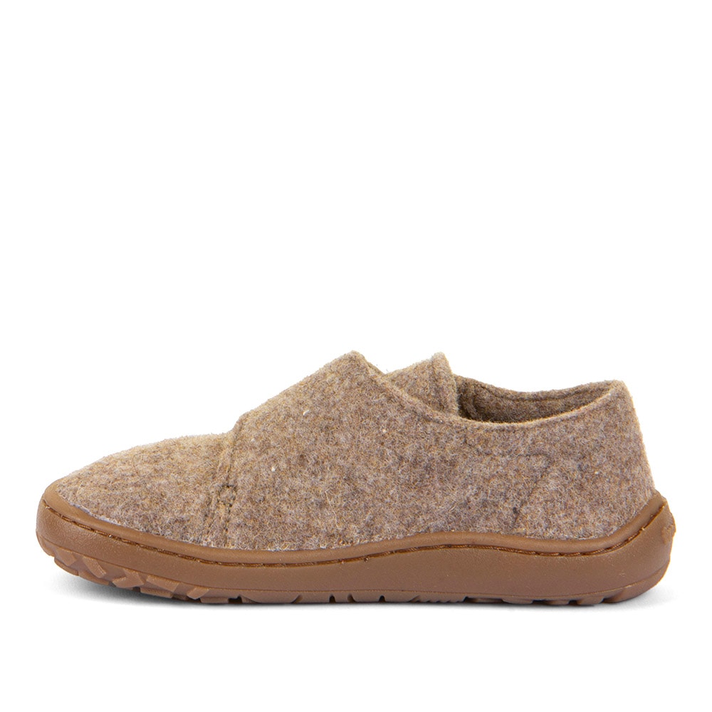 froddo® Hausschuh »BAREFOOT WOOLY«  barfoot Klettschuh für zu Hause, Kindergartenschuh mit Wollfutter
